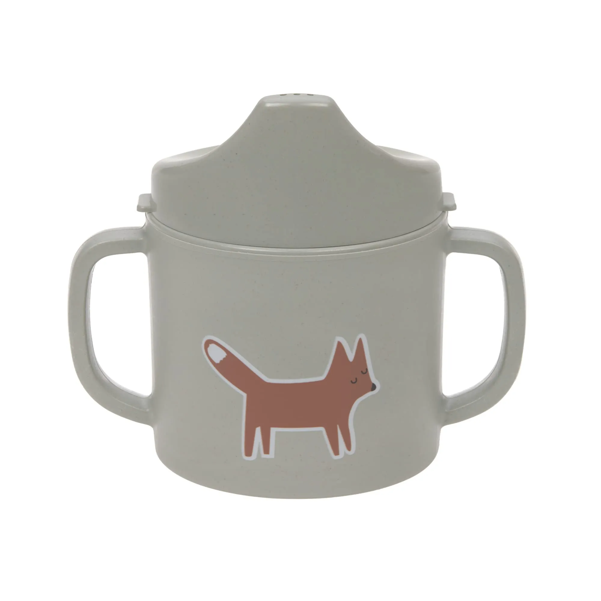 Lässig Tazza per bambini con manico e coperchio rimovibile 150 ml - Little Forest Rabbit - immagine 1