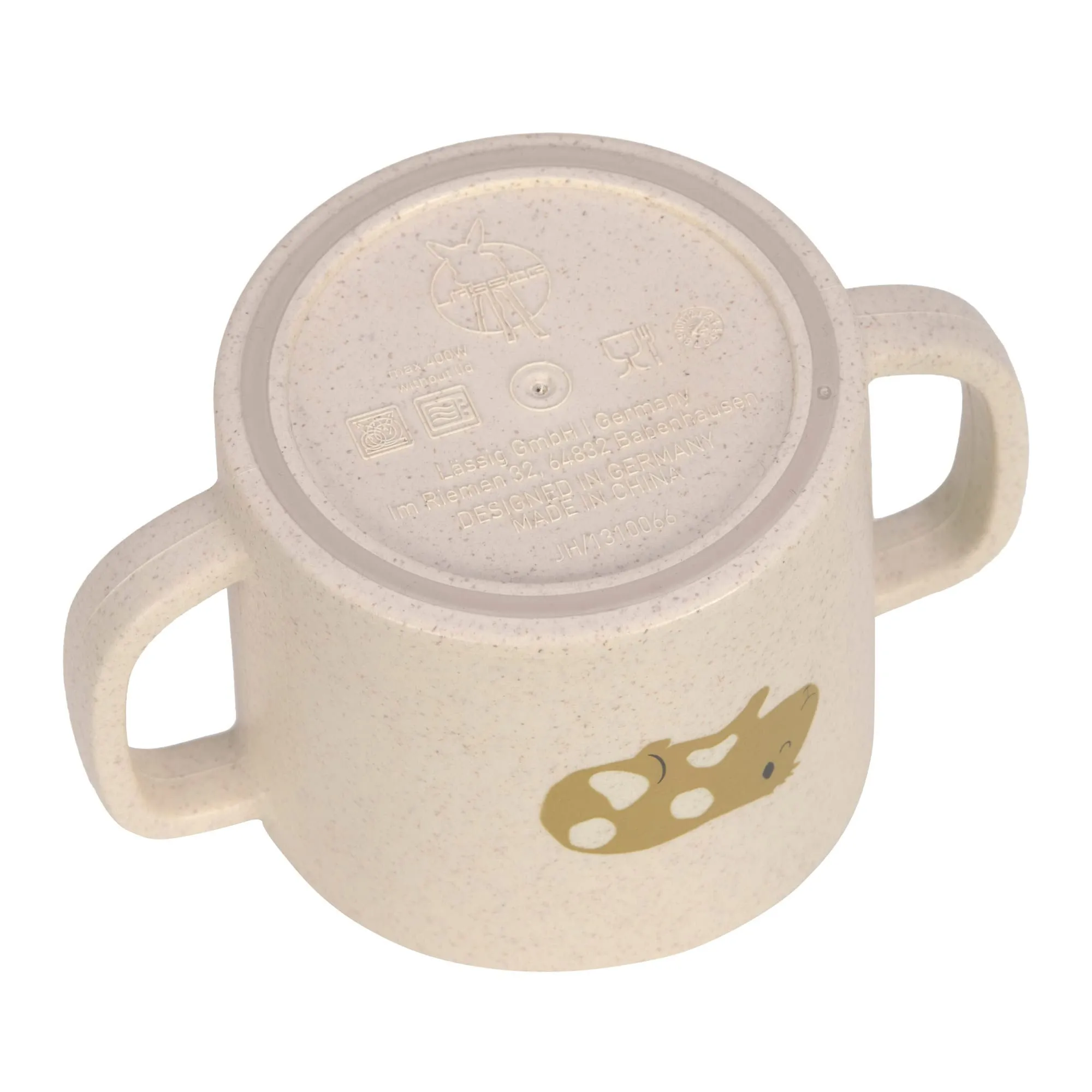 Lässig Little Mateys Tazza per bambini con manico e coperchio rimovibile, 150 ml, Royal Blue - immagine 3
