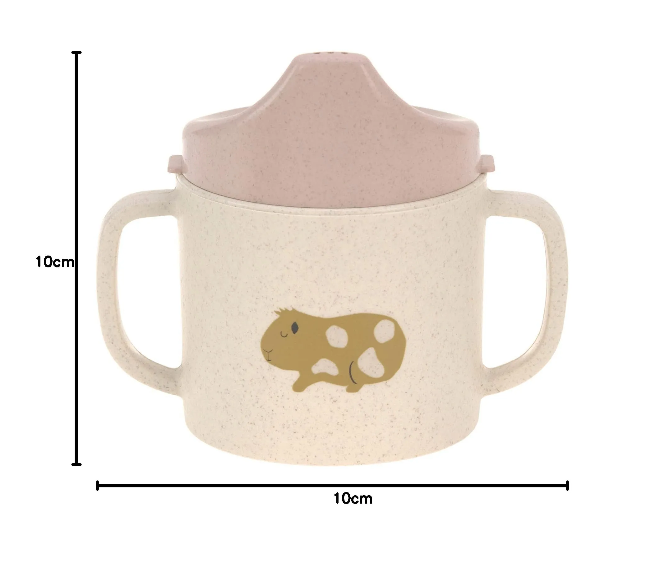 Lässig Little Mateys Tazza per bambini con manico e coperchio rimovibile, 150 ml, Royal Blue - immagine 6