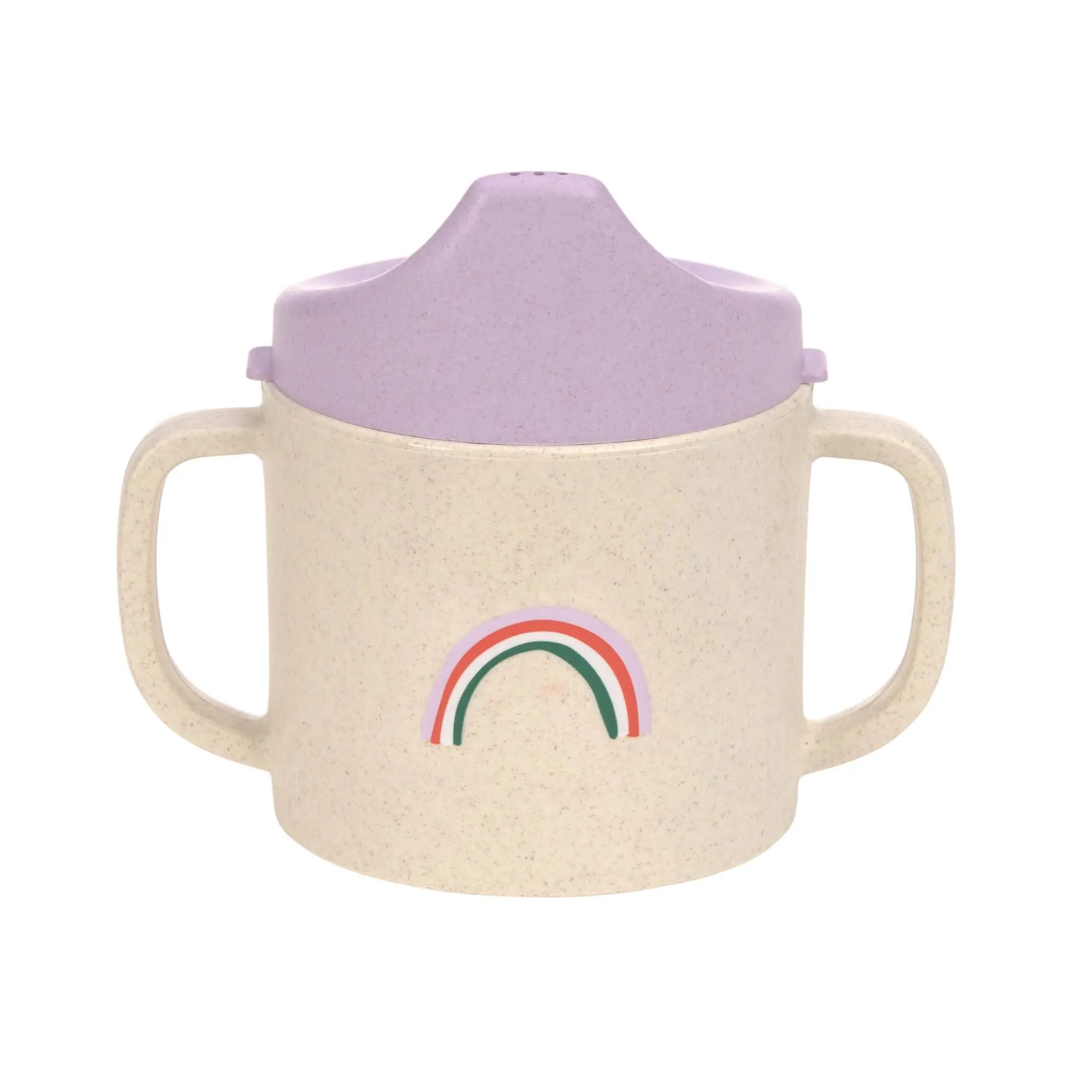 Lässig Tazza per bambini con manico e coperchio rimovibile 150 ml Happy Rascals Smile - immagine 2