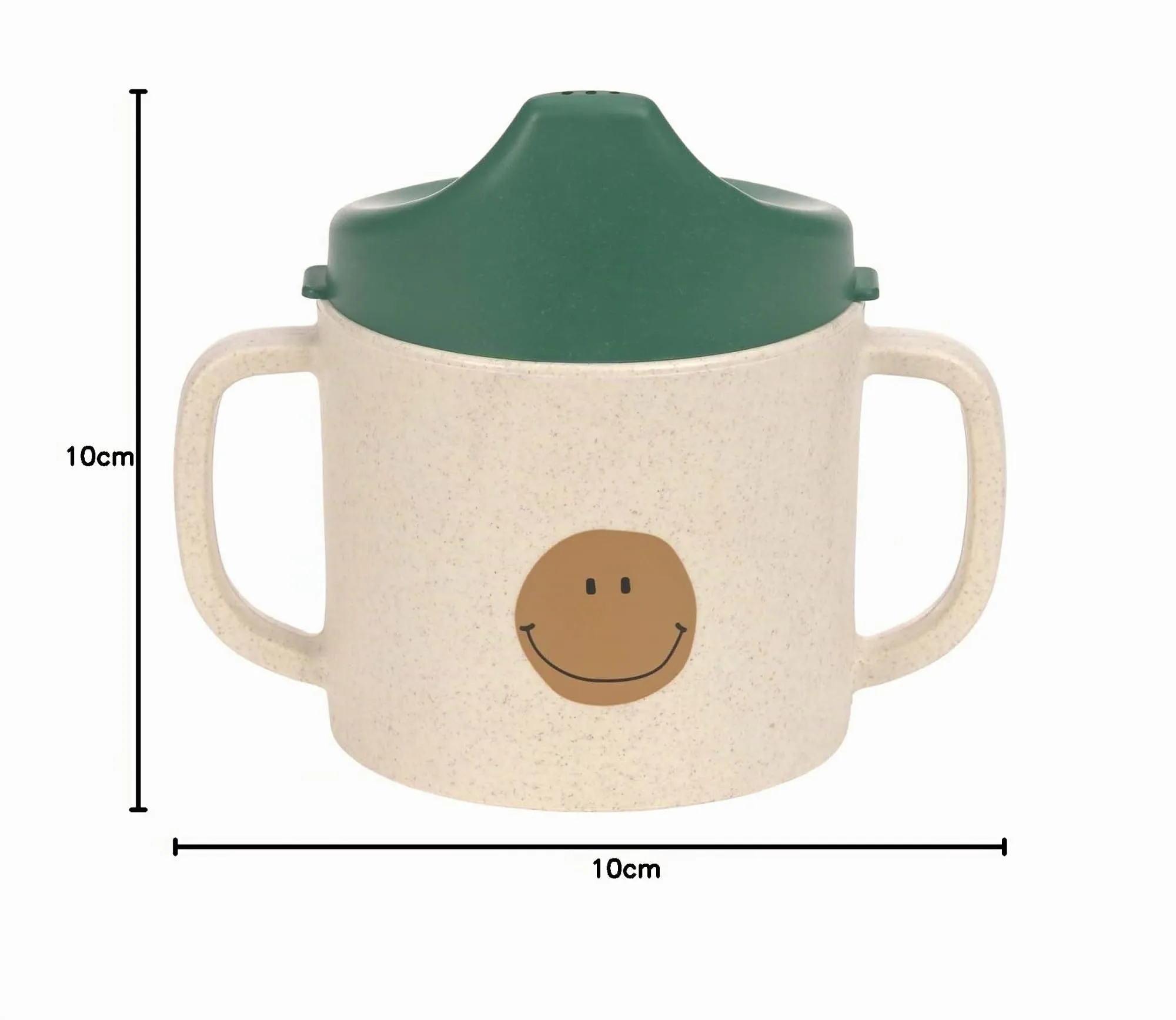 Lässig Tazza per bambini con manico e coperchio rimovibile 150 ml, Little Mateys spicy orange - immagine 6