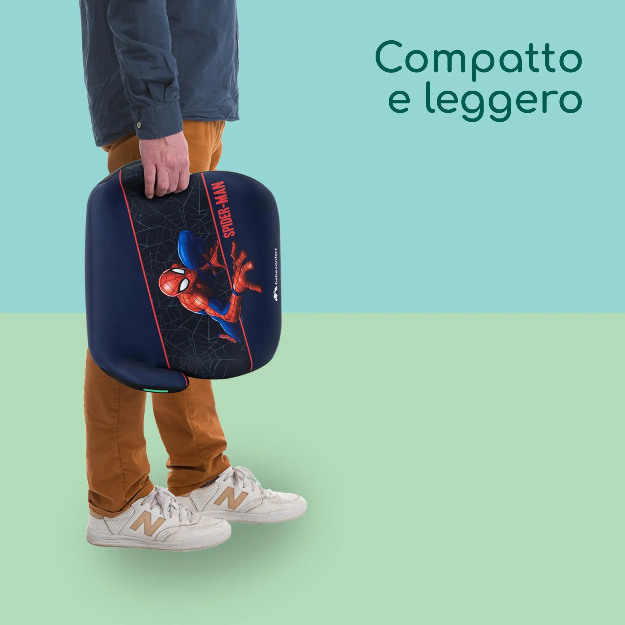 Bebeconfort Marvel Manga i-Fix Rialzo Auto Spiderman, Seggiolino Gruppo 3 ISOFIX, 22-36 kg, 128-150 cm - immagine 6