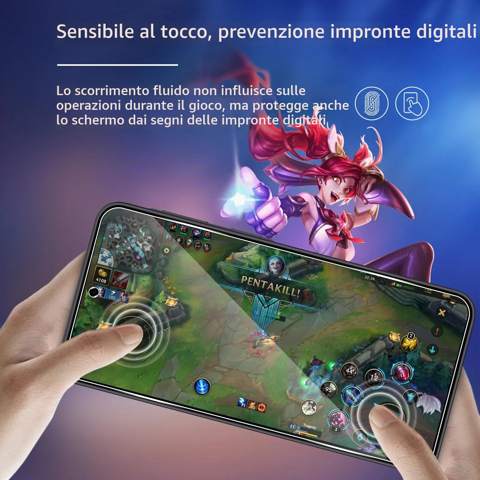 ELYCO Vetro Temperato per Samsung Galaxy A37 5G, 3+2 Pezzi - immagine 4