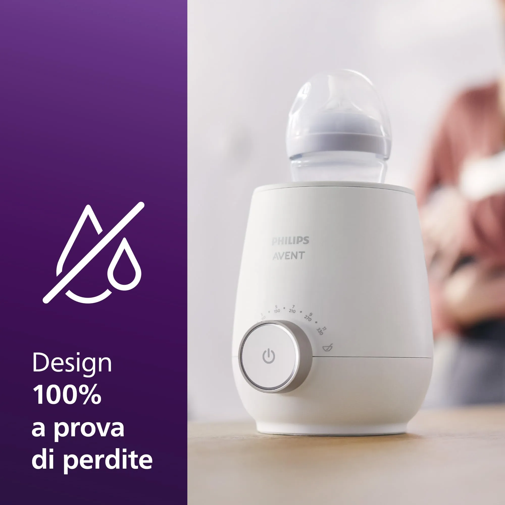 Philips Avent Scaldabiberon Set con Biberon Natural Response SCF358/10 - immagine 5
