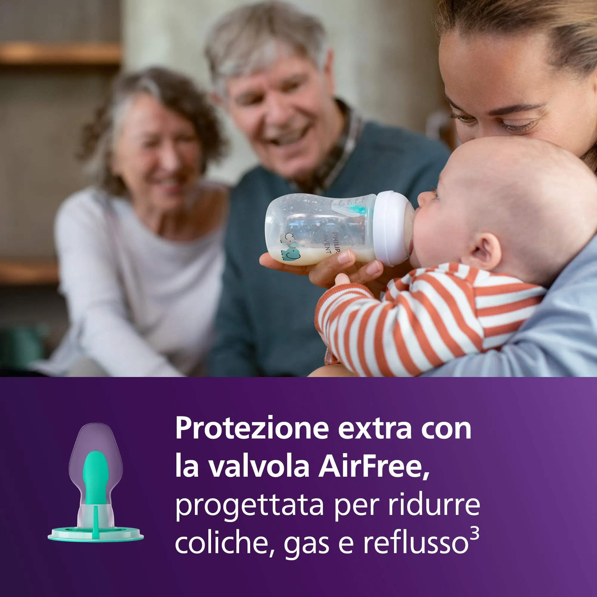 Philips Avent Scaldabiberon Set con Biberon Natural Response SCF358/10 - immagine 8
