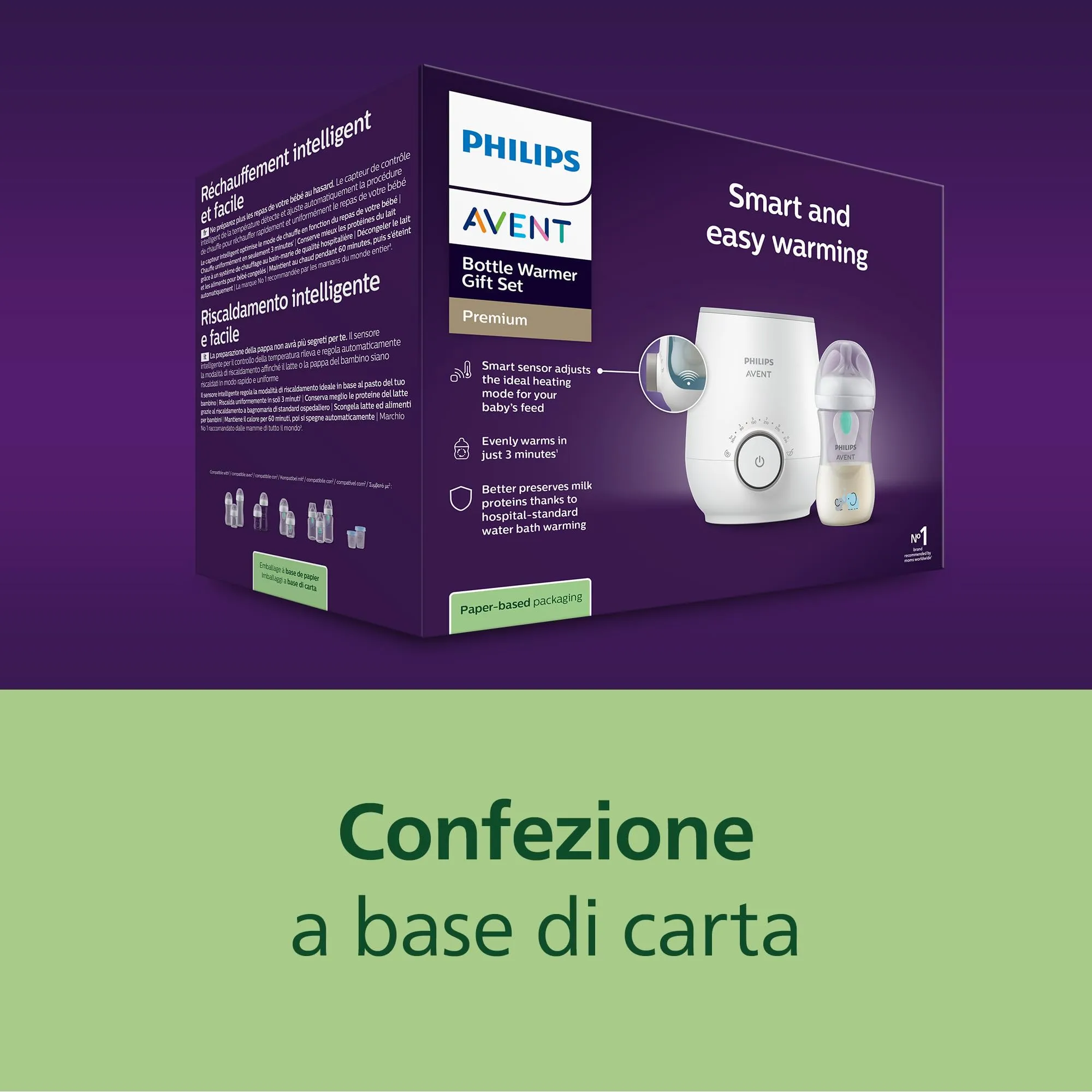 Philips Avent Scaldabiberon Set con Biberon Natural Response SCF358/10 - immagine 9