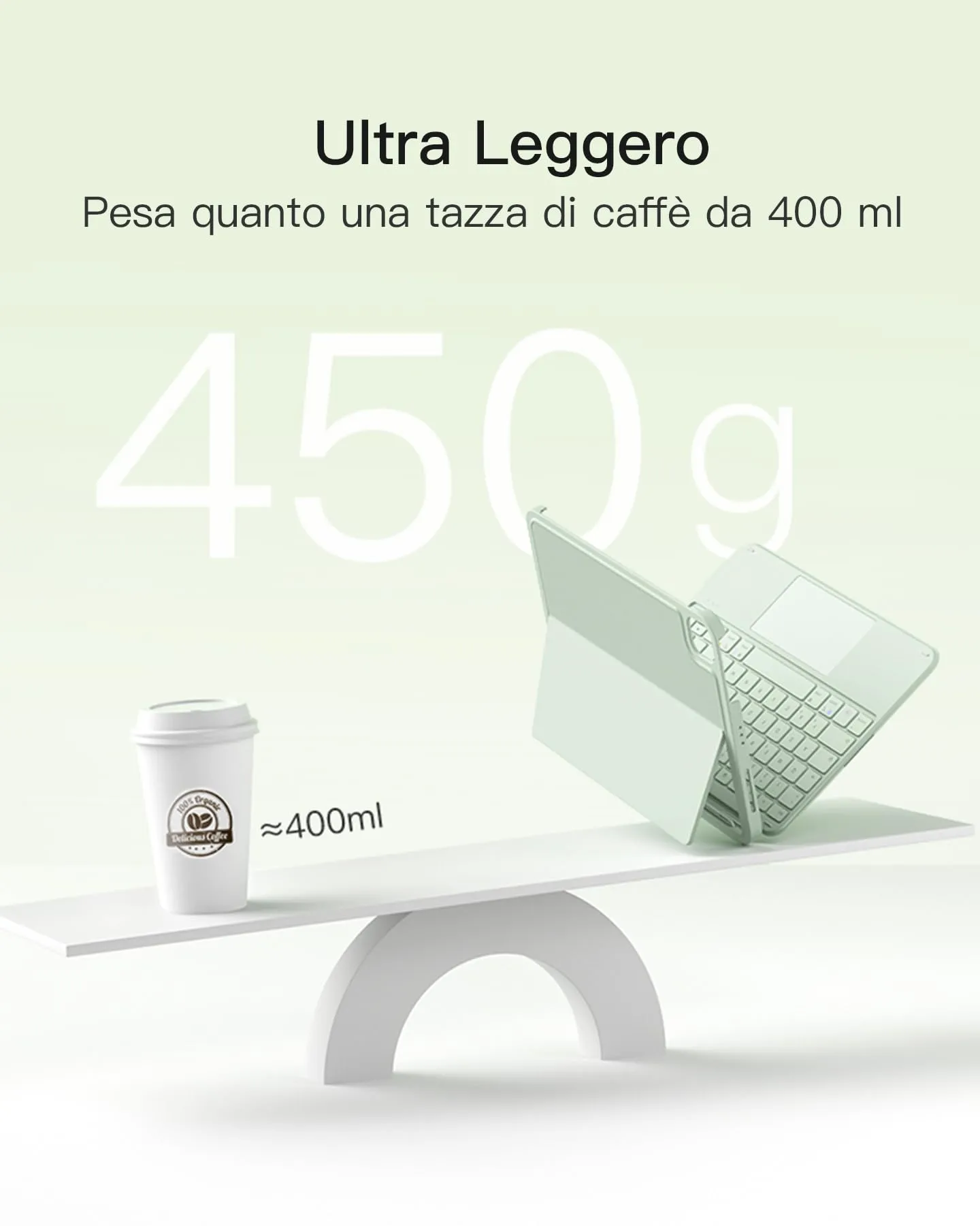 Inateck Custodia Tastiera per iPad A16, 10a Gen - immagine 3