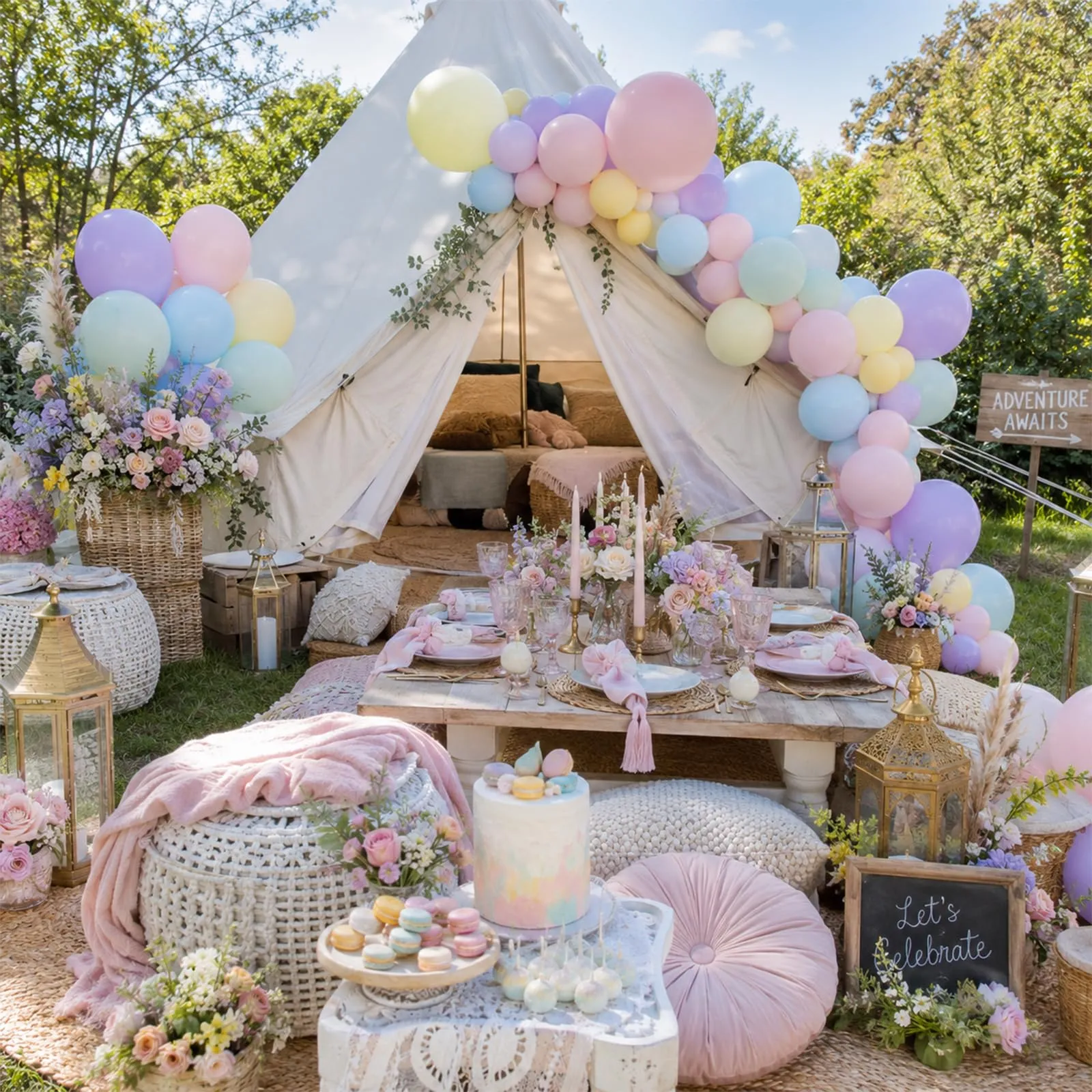fairymaiden Palloncini Pastello Macaron, 100 Pezzi, 12 Pollici - immagine 5