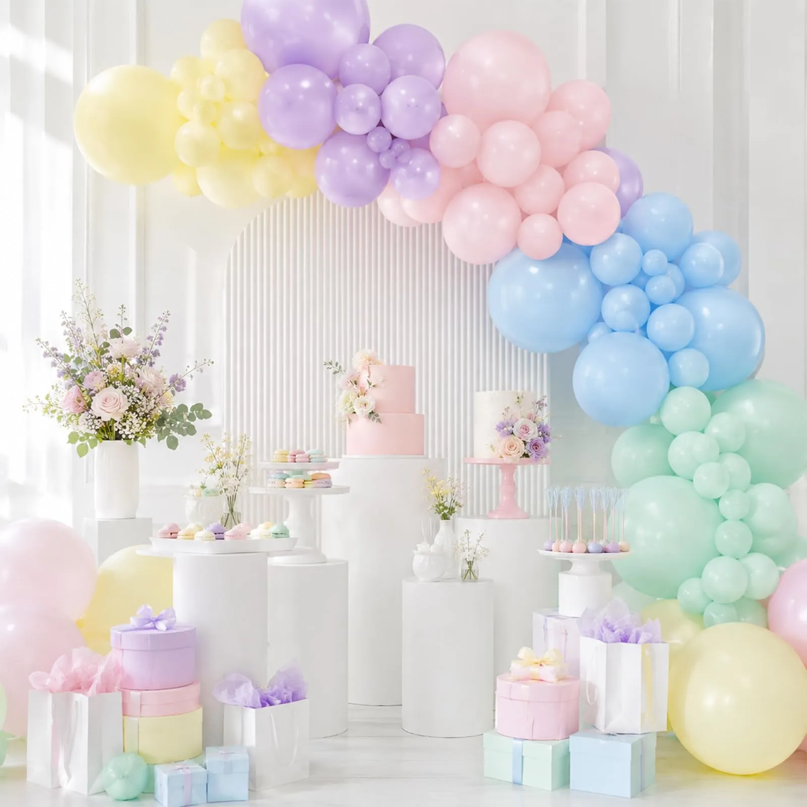 fairymaiden Palloncini Pastello Macaron, 100 Pezzi, 12 Pollici - immagine 6