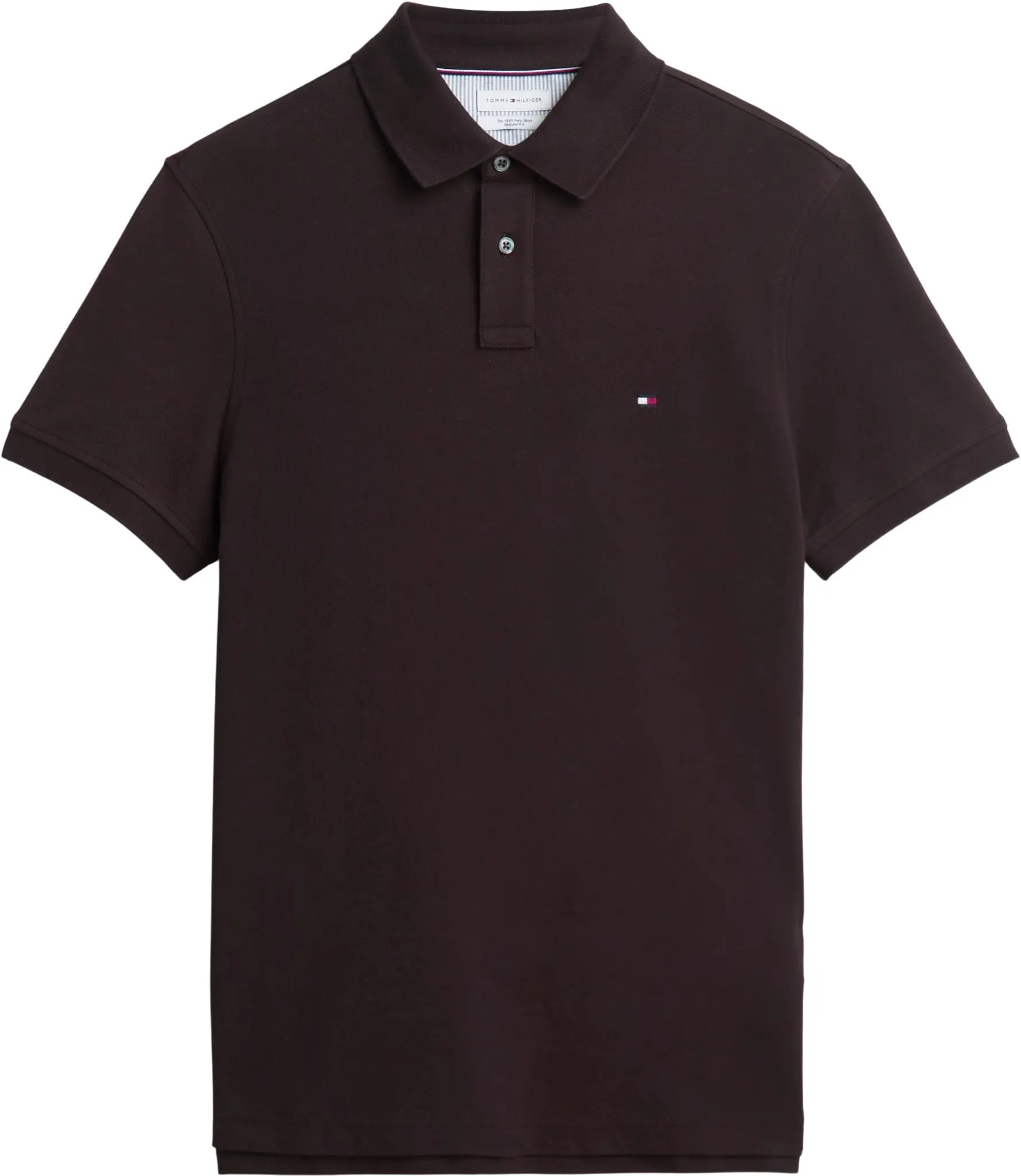Tommy Hilfiger Polo Uomo 1985 Regular MW0MW17770, Chocolate, XXL - immagine 5
