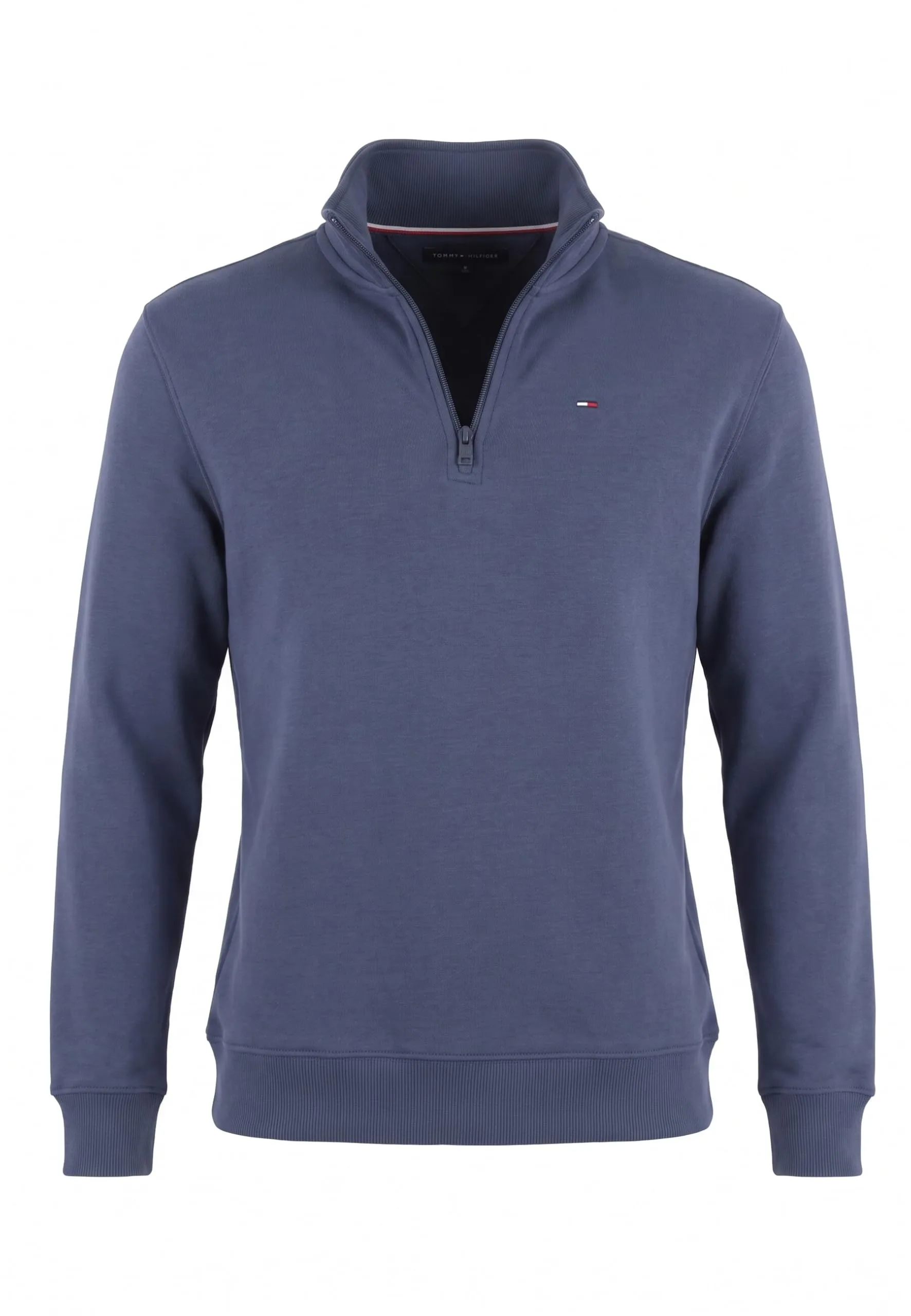 Tommy Jeans Felpa Uomo Mezza Zip, Blu (Basic Navy), XS - immagine 4