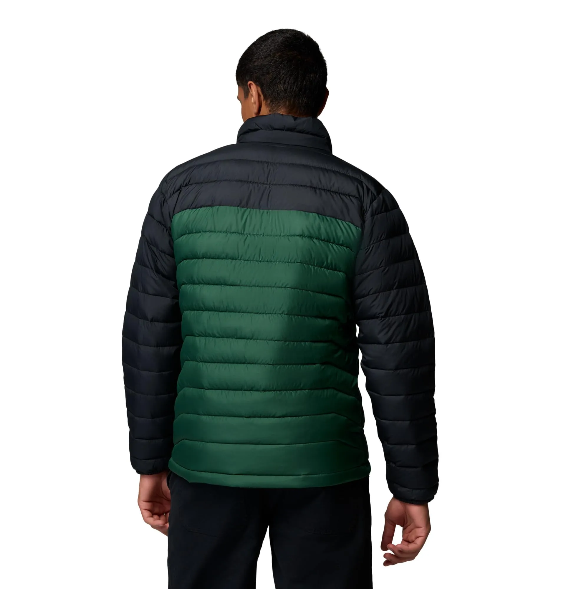 Columbia Powder Lite 2 Men's Down Jacket - Rainforest/Black, S - immagine 2