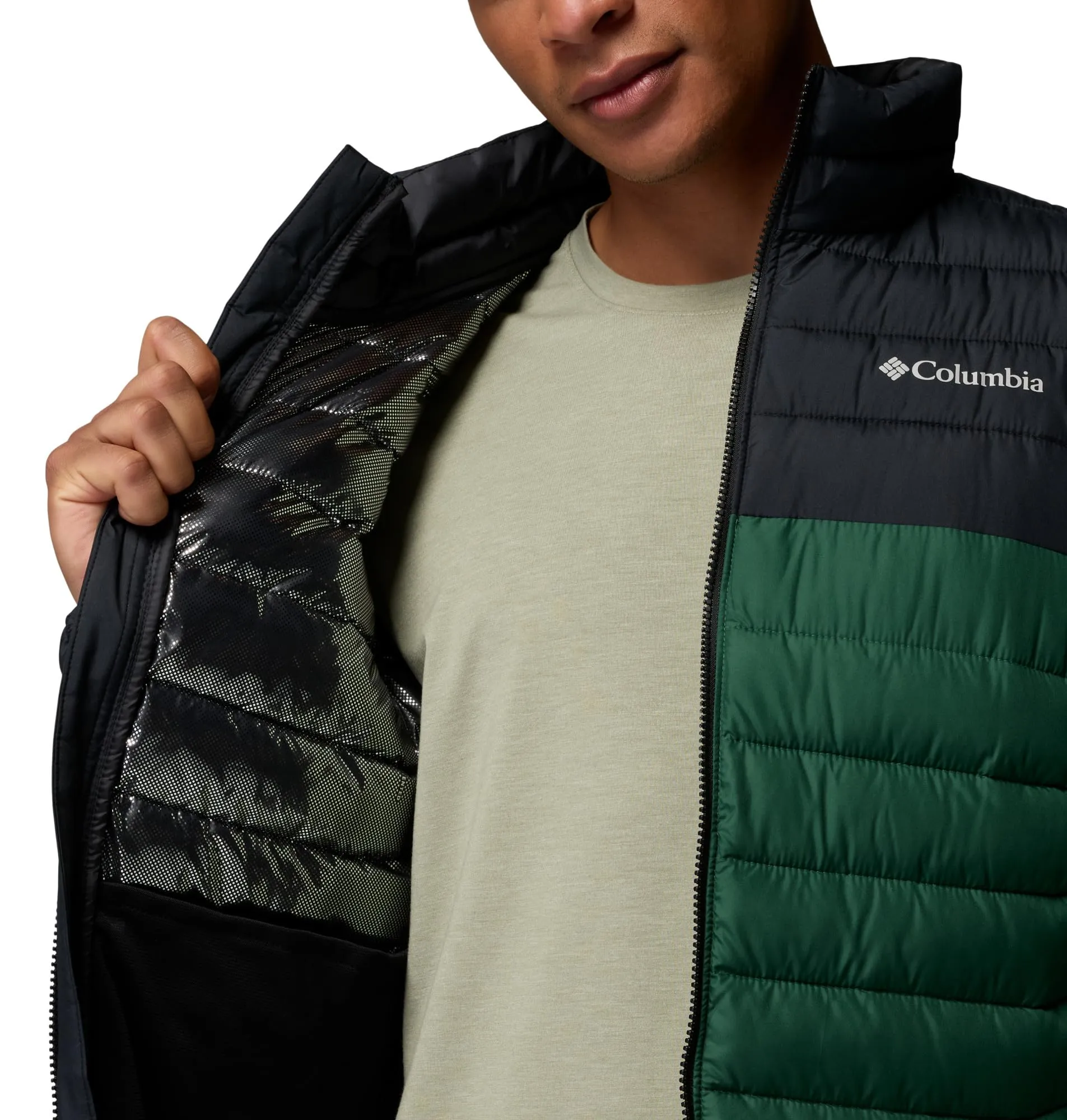 Columbia Powder Lite 2 Men's Down Jacket - Black, L - immagine 6