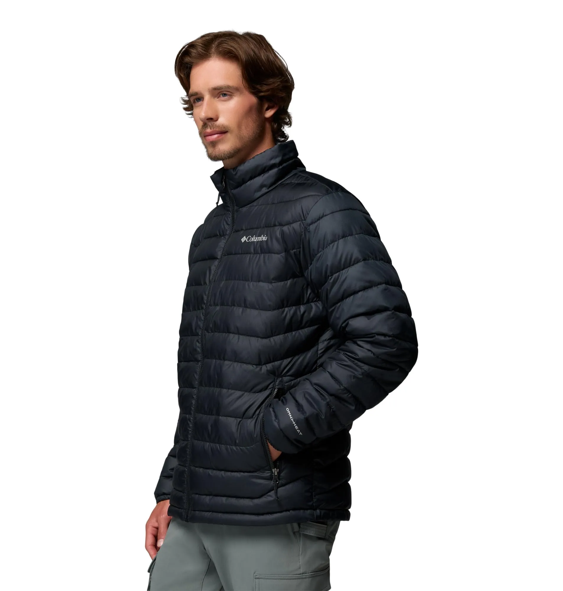 Columbia Powder Lite 2 Men's Down Jacket, Ripstop Black, L - immagine 3