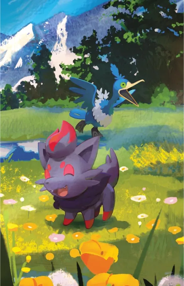 Pokémon GCC Miniscatola da Collezione Espansione Megaevoluzione - Ascesa Eroica (Zorua e Cramorant) - immagine 4