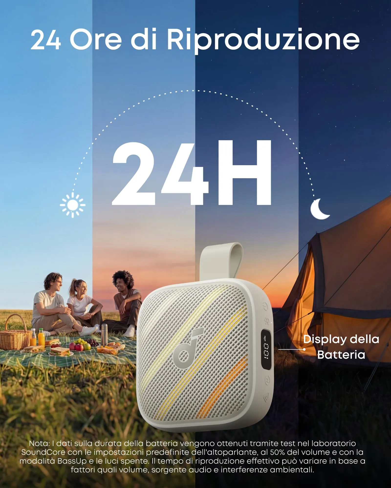 Soundcore Boom Go 3i Anker Cassa Bluetooth Portatile Impermeabile IP68 - immagine 3