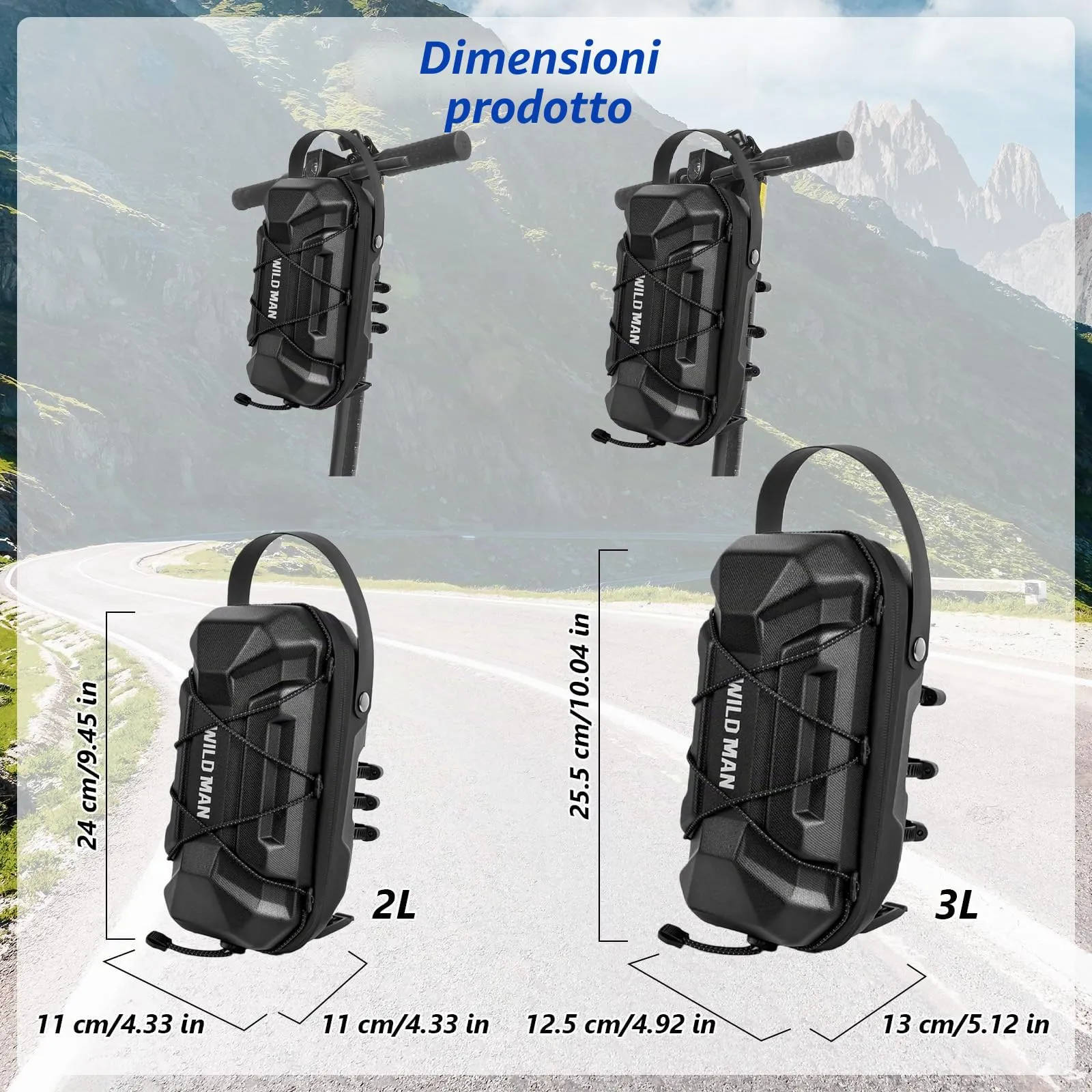 flintronic Borsa per Monopattino Elettrico, 3L, Impermeabile per Xiaomi Ducati Ninebot ES1/ES2/ES3/ES4 - immagine 2