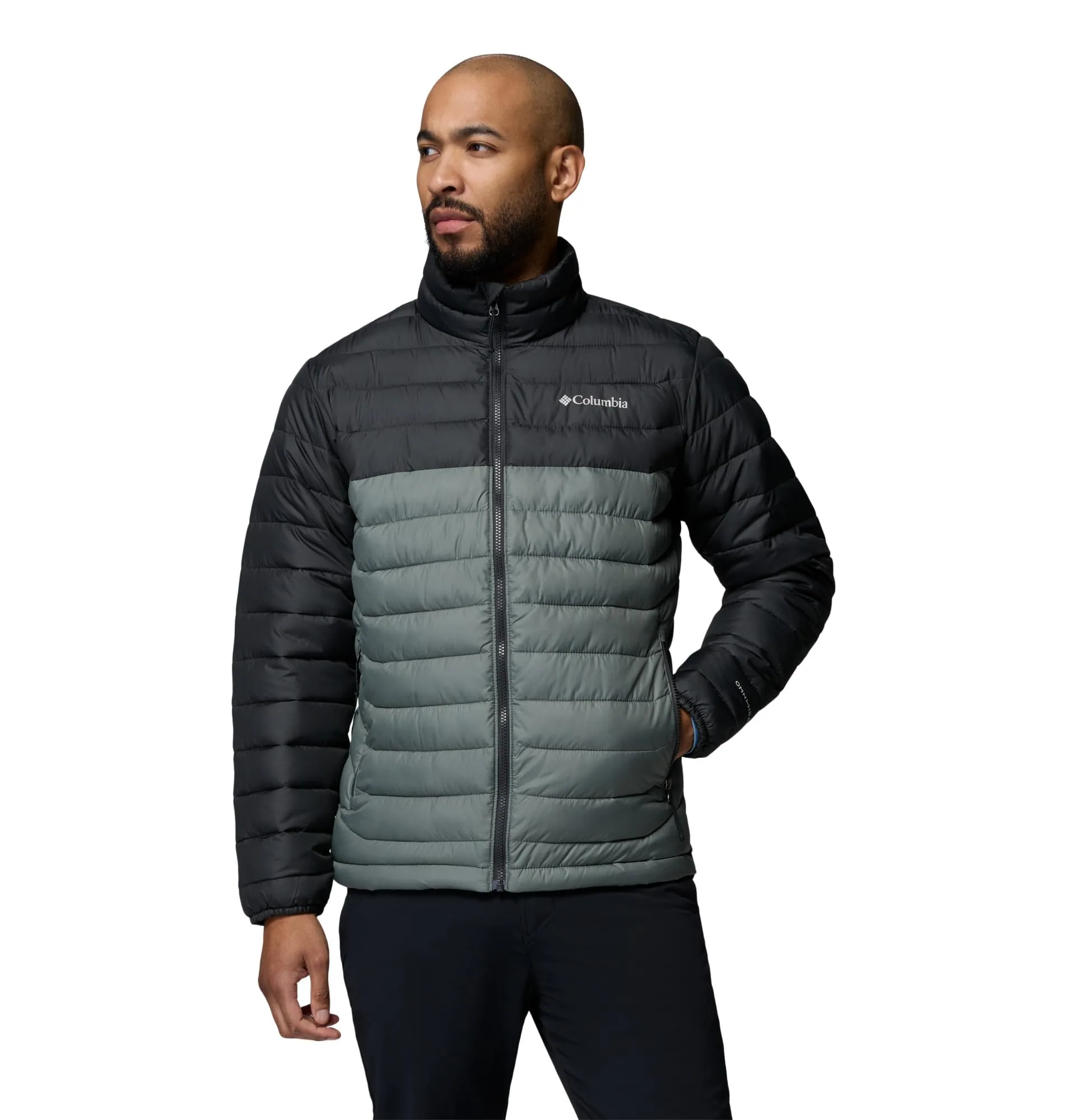 Columbia Powder Lite 2 Men's Down Jacket, Sedona Sage/Shark, XXL - immagine 1