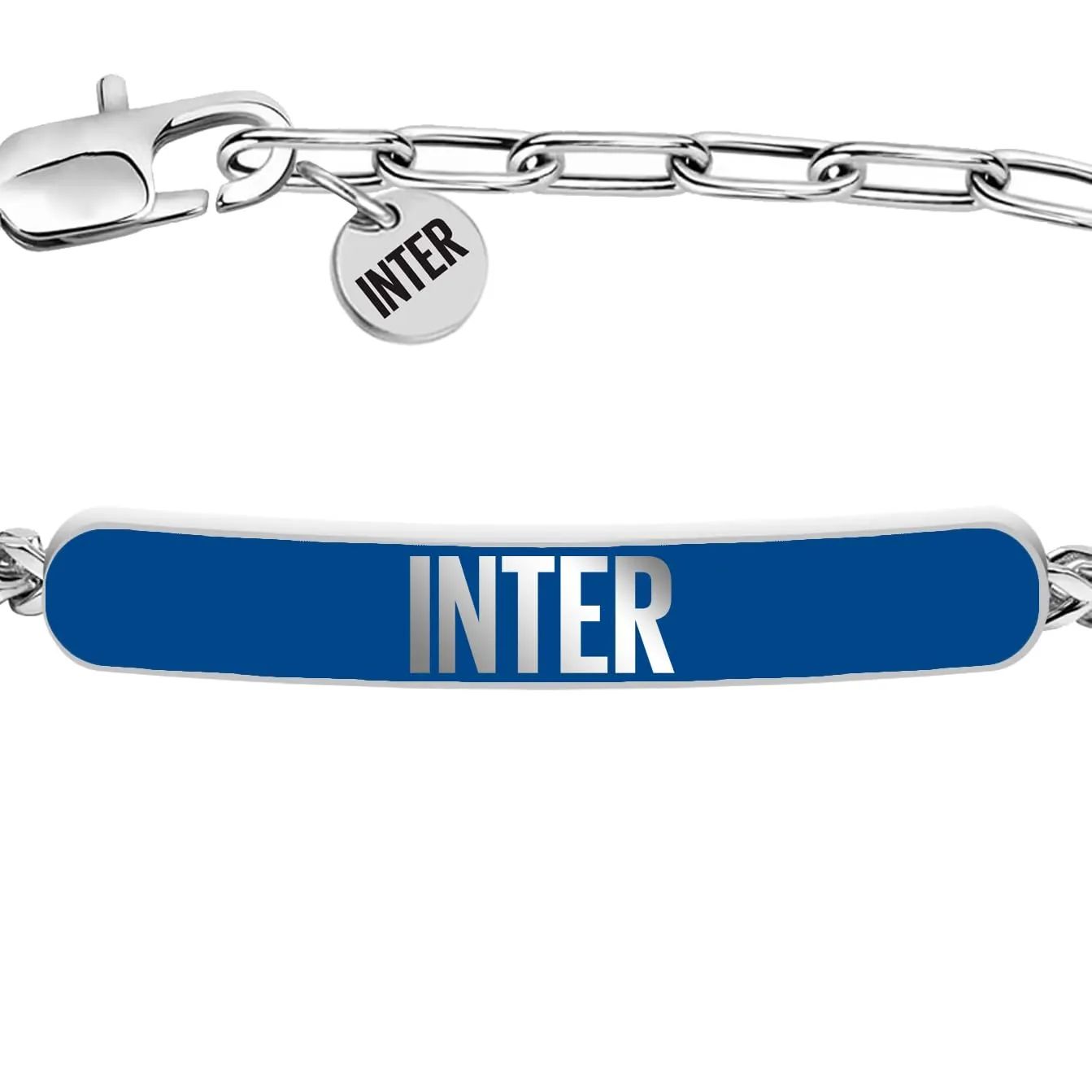 Clondo Bracciale Inter in Acciaio - Blue Plate Logo - immagine 2