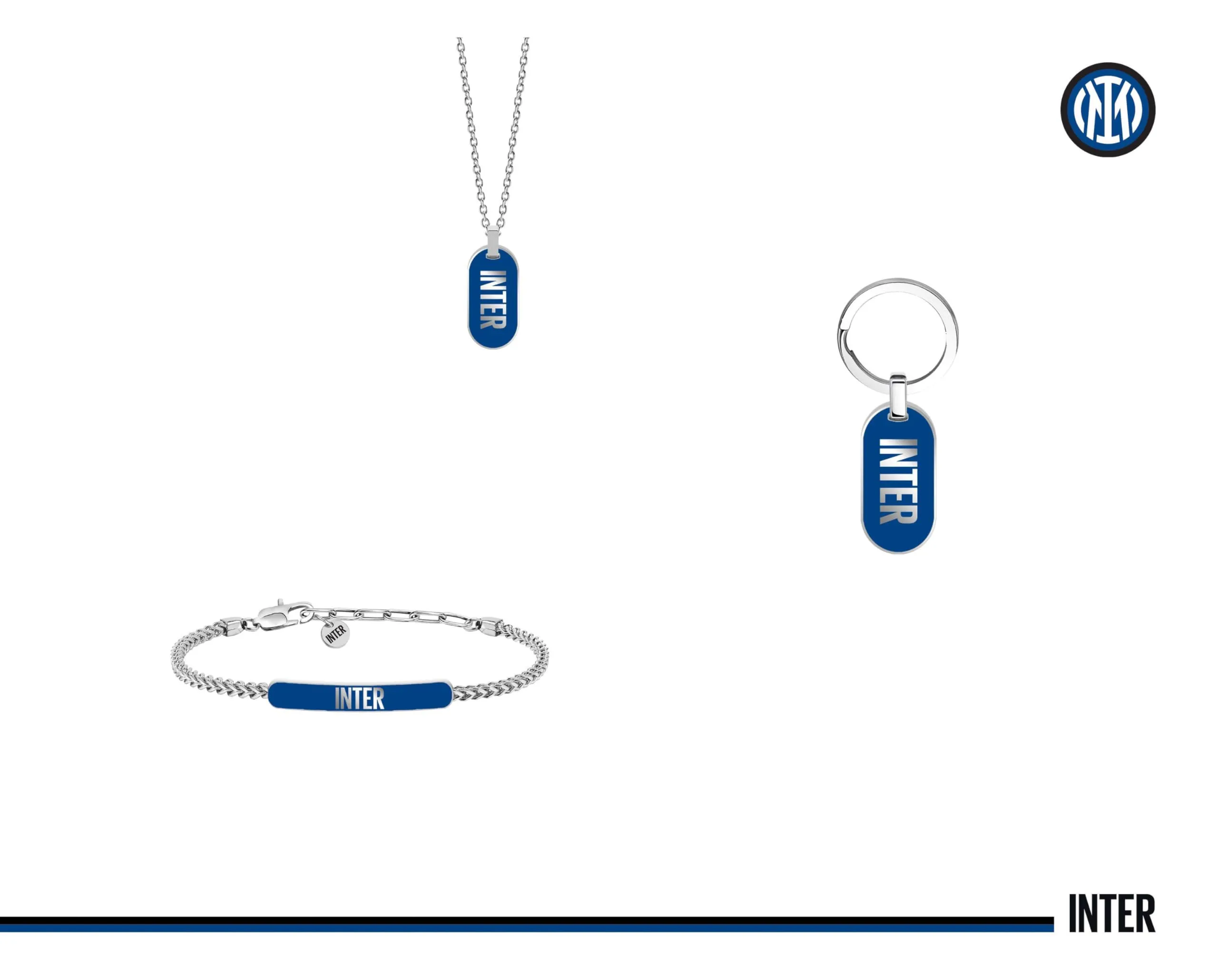 Clondo Bracciale Inter in Acciaio - Blue Plate Logo - immagine 6