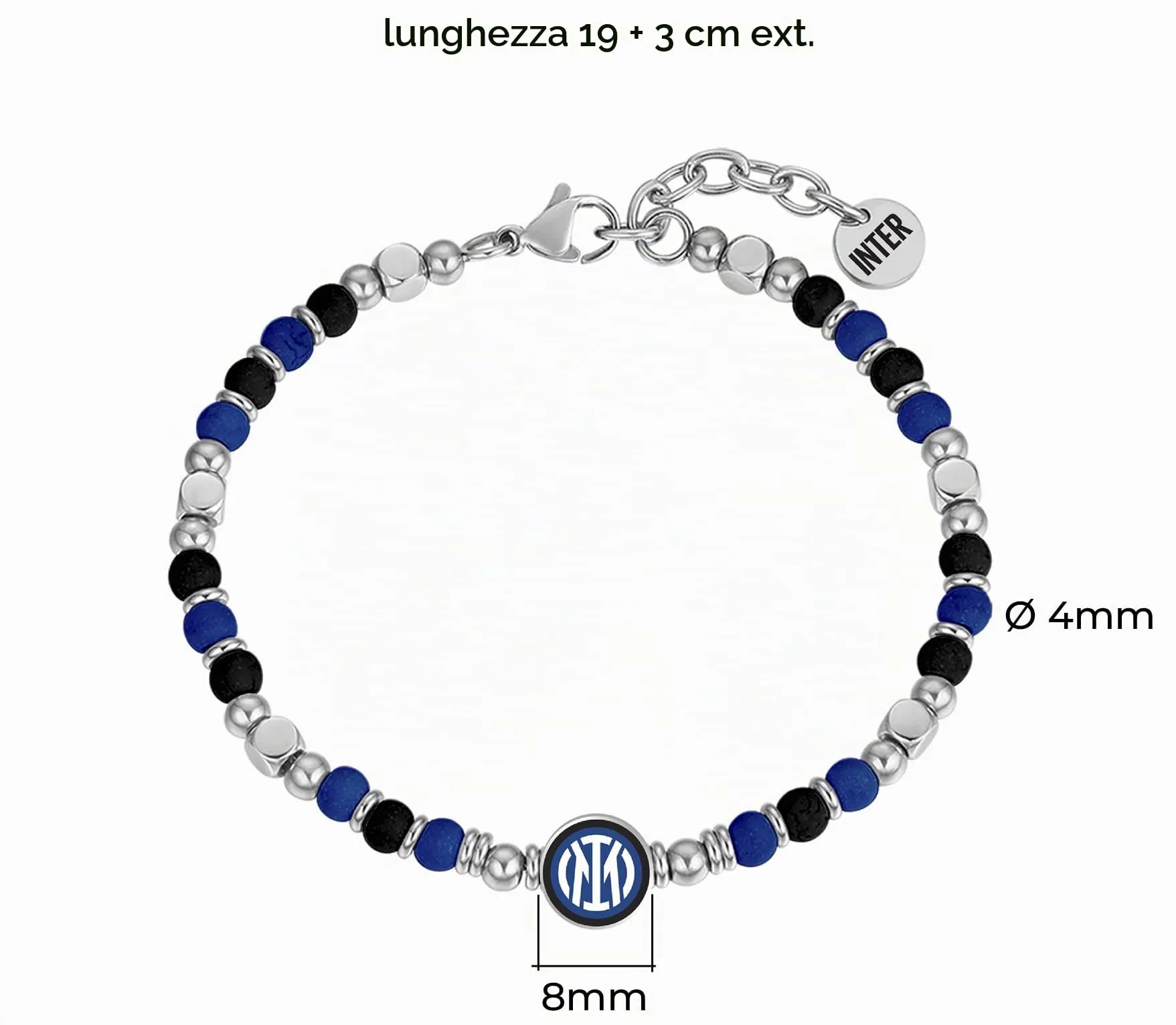 Clondo Bracciale Inter in Acciaio Beads Classic Inter - immagine 3