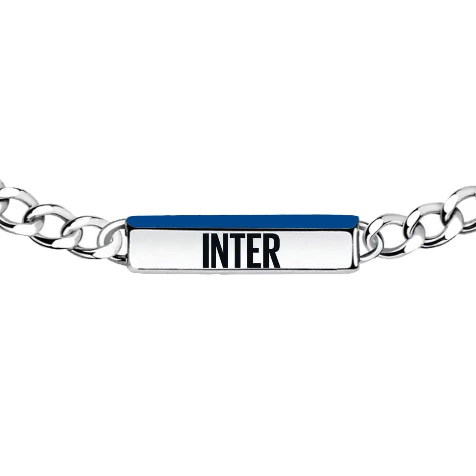 Clondo Bracciale Inter in Acciaio Slim Plate Chain - immagine 3