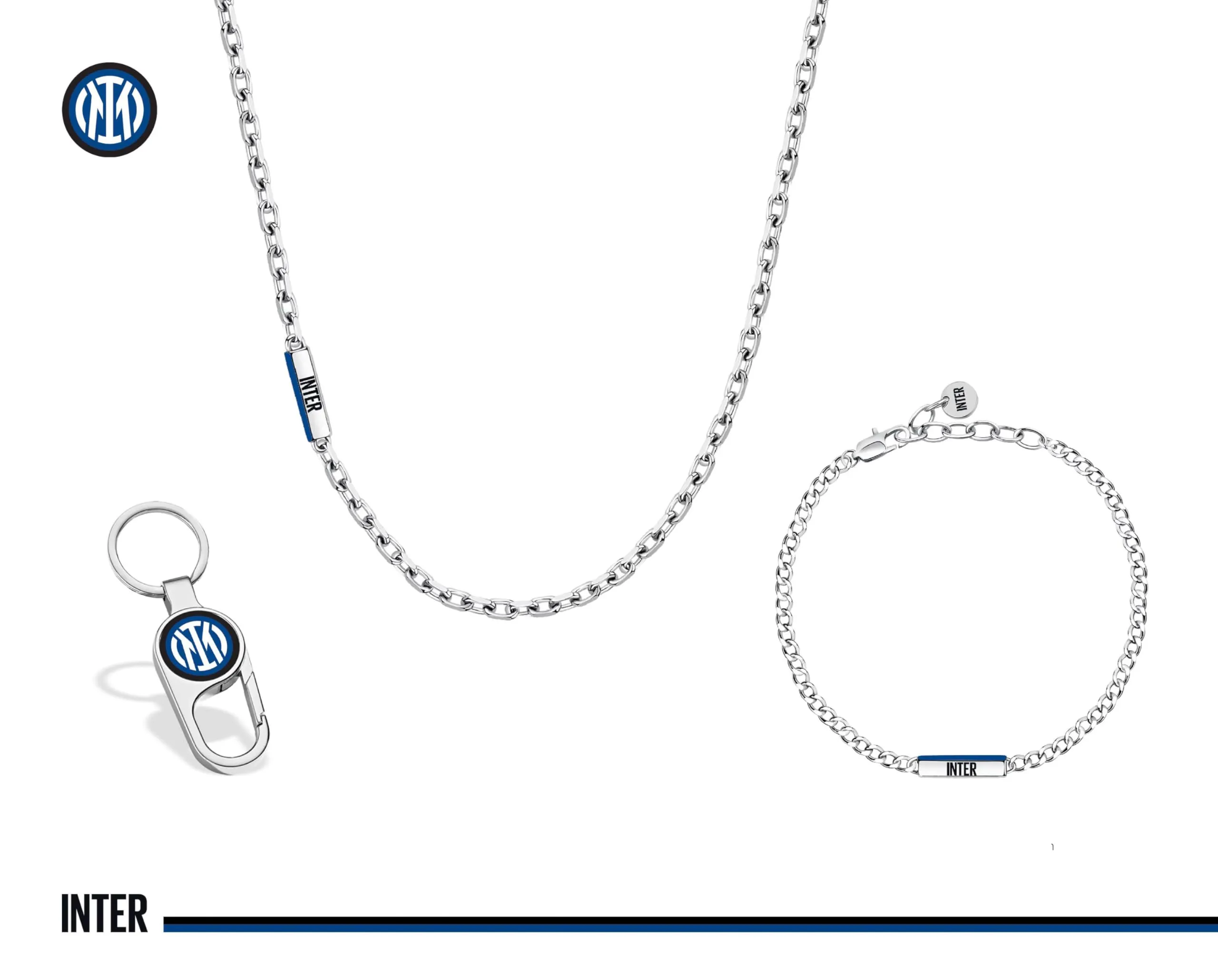 Clondo Bracciale Inter in Acciaio Slim Plate Chain - immagine 6