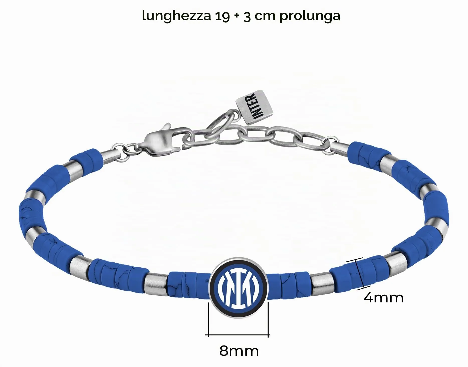 Clondo Bracciale Inter in Acciaio Beads Sport Inter - immagine 3
