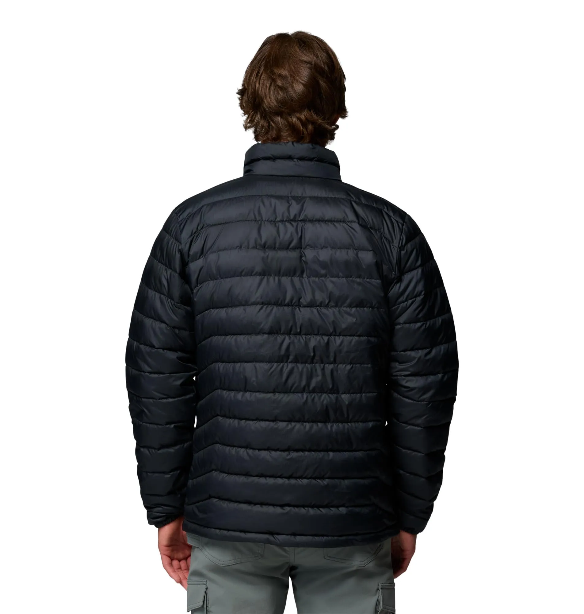 Columbia Powder Lite 2 Men's Down Jacket, Ripstop Black, S - immagine 2