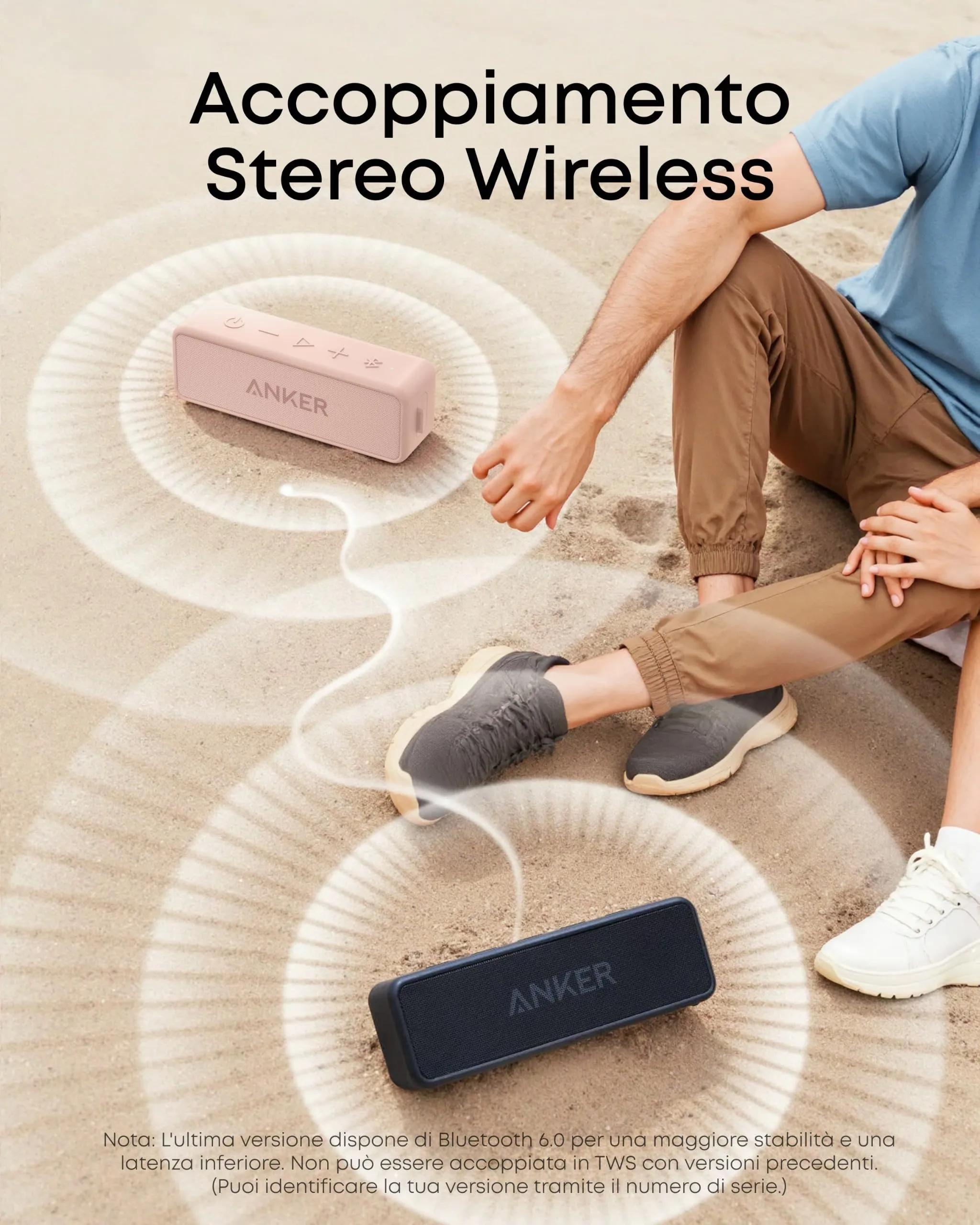 Anker Soundcore 2 Cassa Bluetooth Portatile 12W IPX7 24 Ore - immagine 5