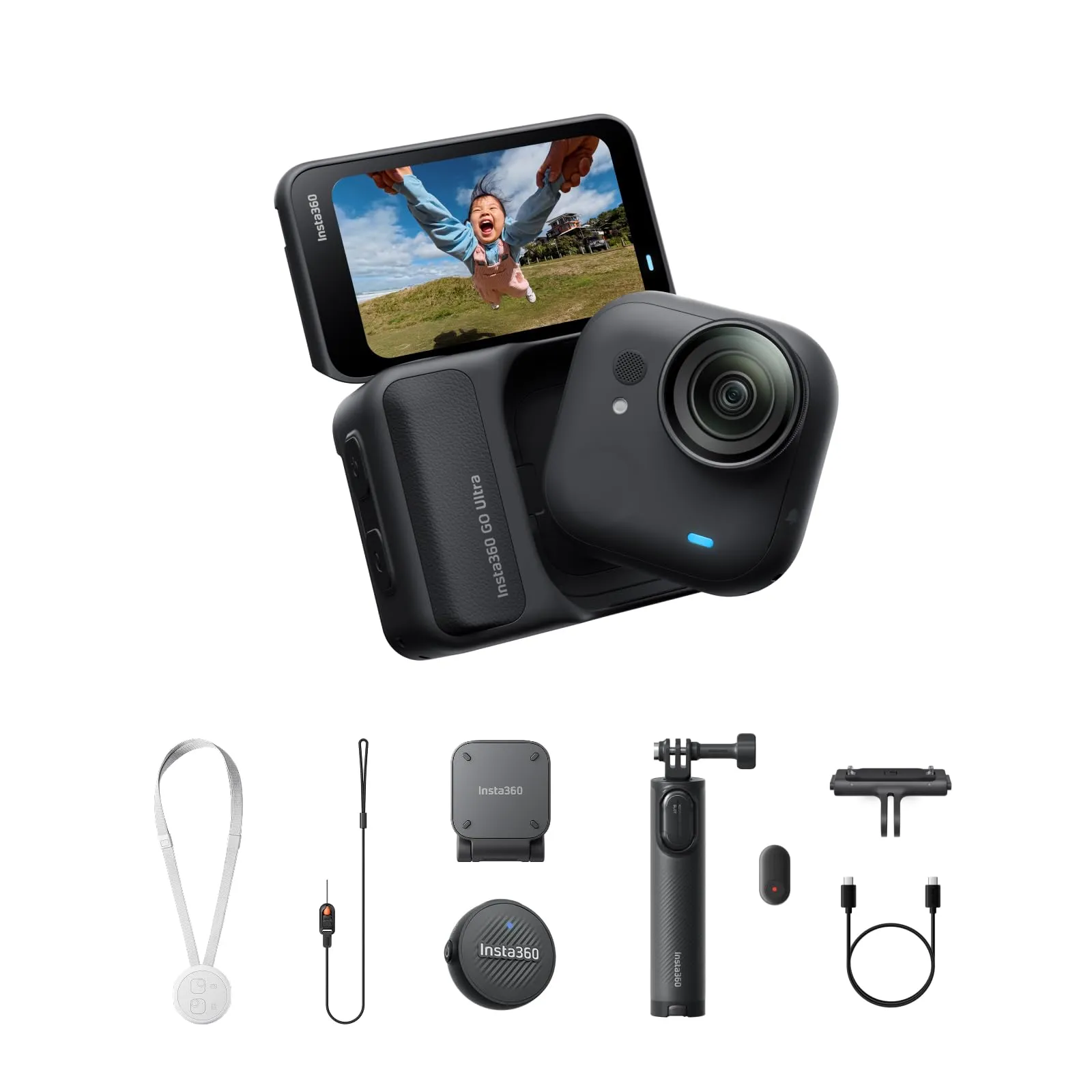 Insta360 GO Ultra Pack Nero Notte Action Cam 4K - immagine 1