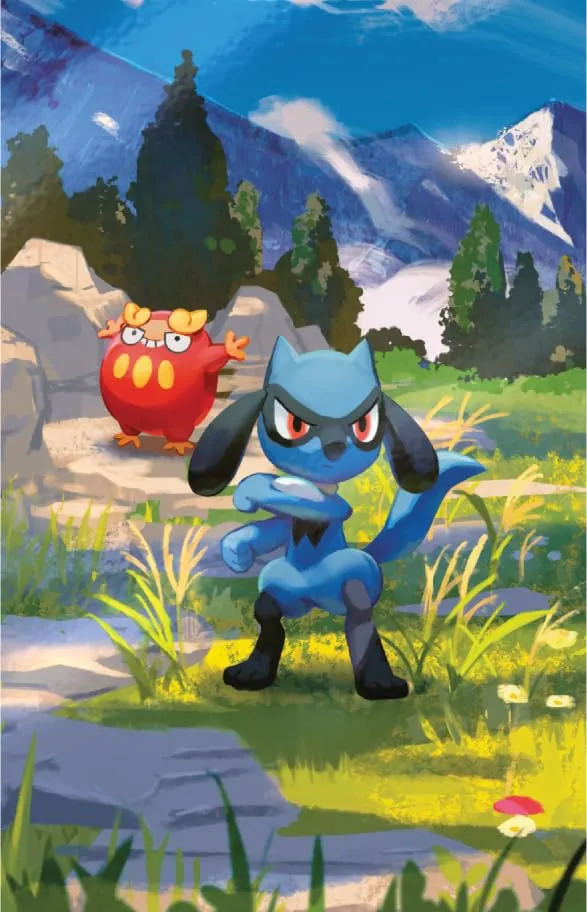 Pokémon GCC Miniscatola da Collezione Espansione Megaevoluzione - Ascesa Eroica (Riolu e Darumaka) - immagine 4