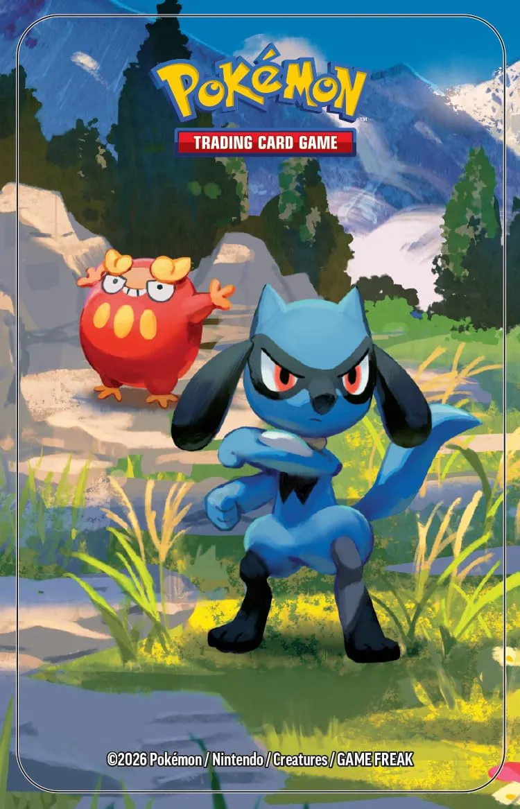 Pokémon GCC Miniscatola da Collezione Espansione Megaevoluzione - Ascesa Eroica (Riolu e Darumaka) - immagine 6