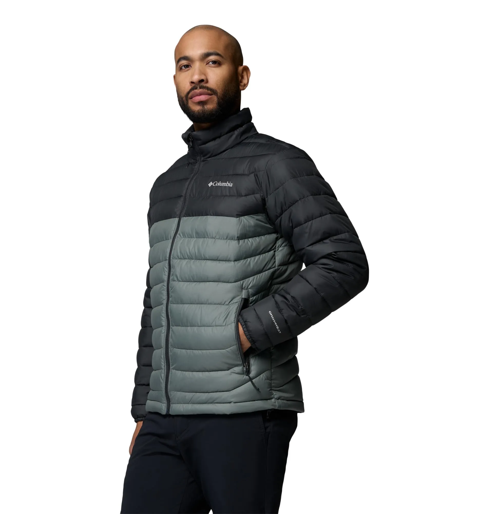 Columbia Powder Lite 2 Men's Down Jacket, Sedona Sage/Shark, XL - immagine 3
