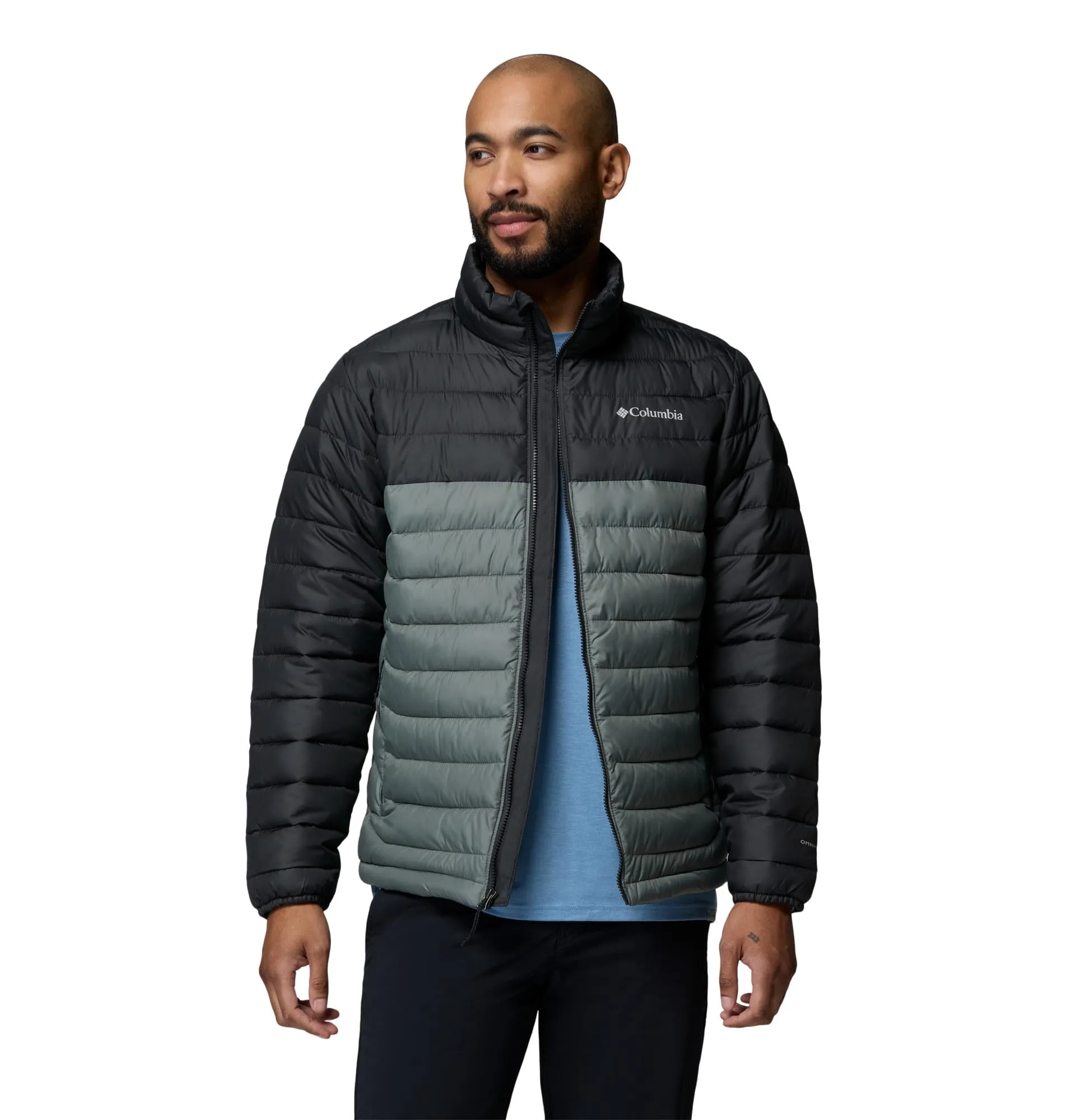 Columbia Powder Lite 2 Men's Down Jacket, Sedona Sage/Shark, XL - immagine 5