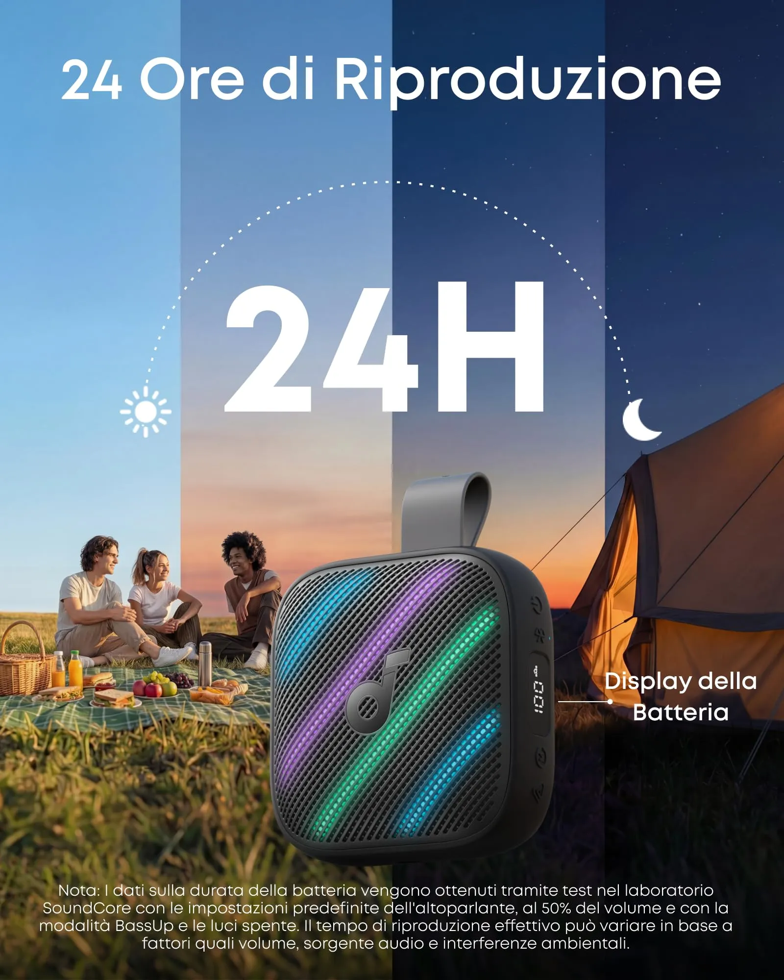 Soundcore Boom Go 3i Anker Cassa Bluetooth Portatile Impermeabile IP68 - immagine 3
