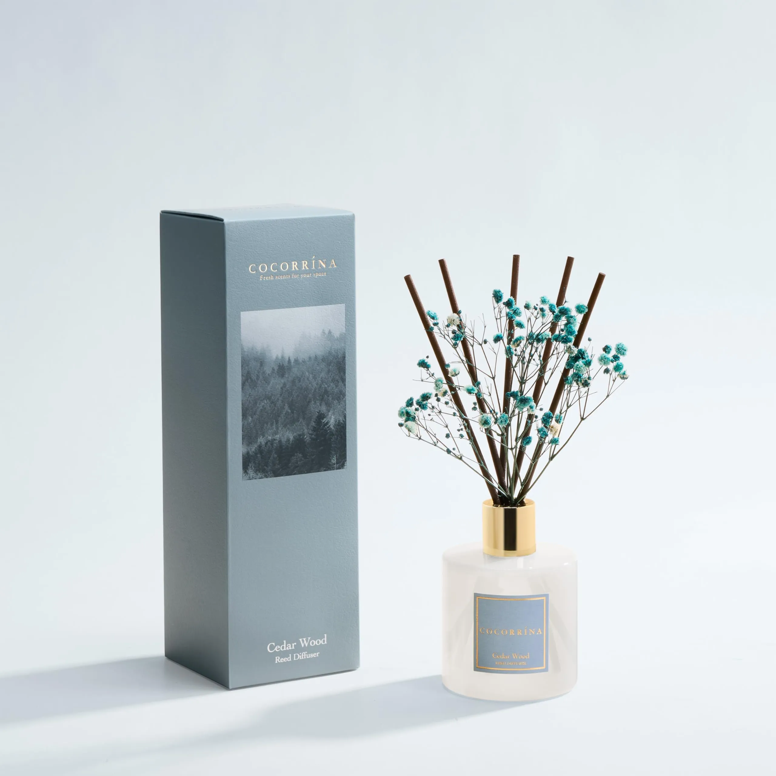 COCORRÍNA Diffusore Profumo Ambiente Cedar Wood, 200ml - immagine 2