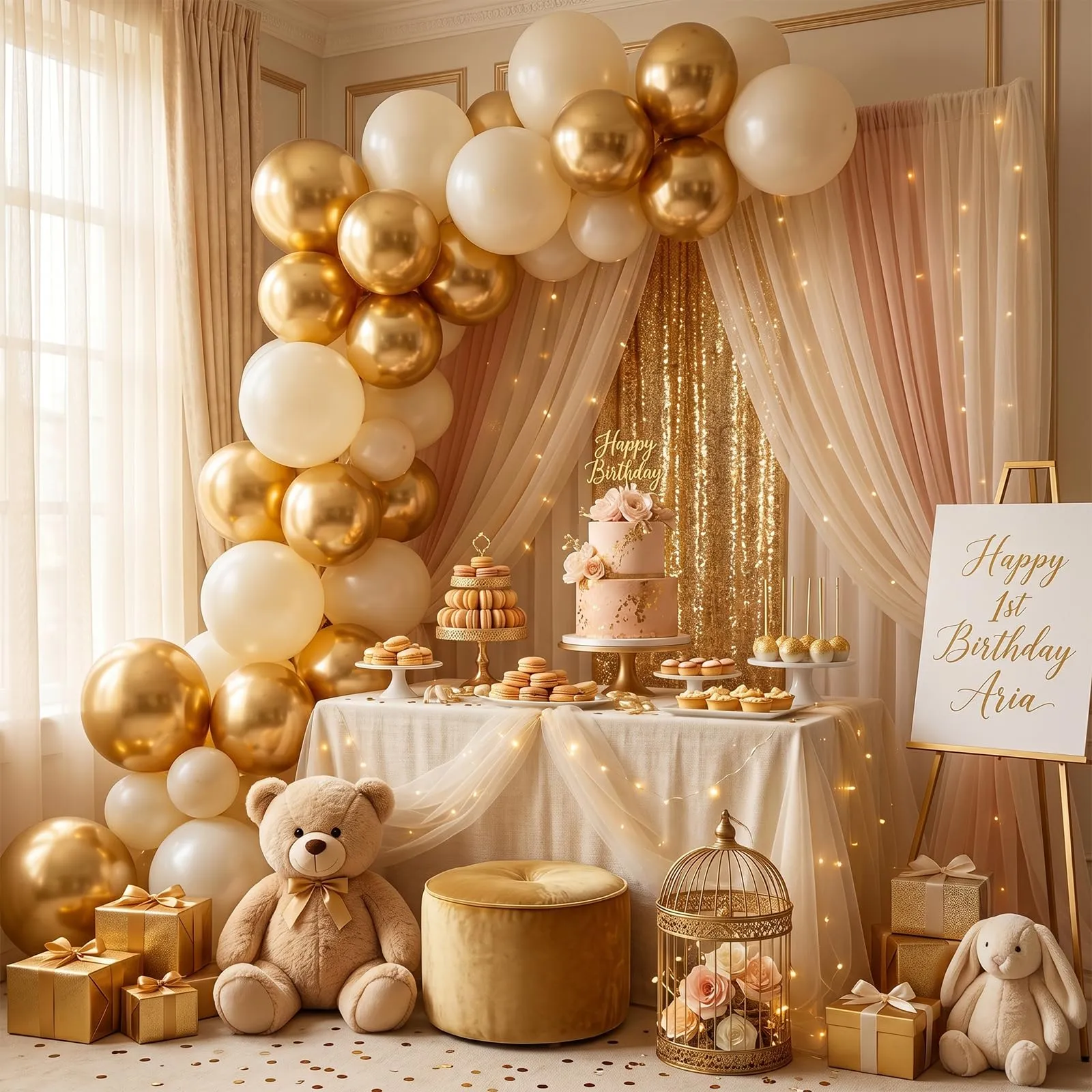 fairymaiden Palloncini Oro Metallico, 100 Pezzi, 12 Pollici - immagine 4