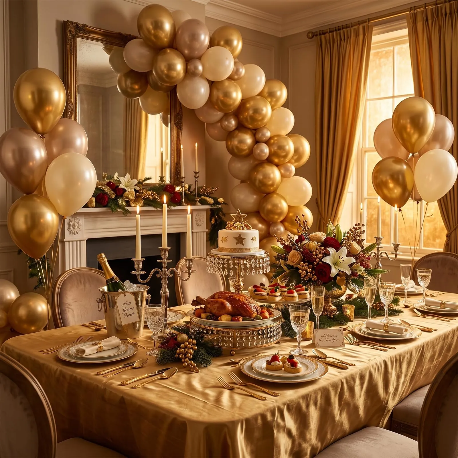 fairymaiden Palloncini Oro Metallico, 100 Pezzi, 12 Pollici - immagine 6