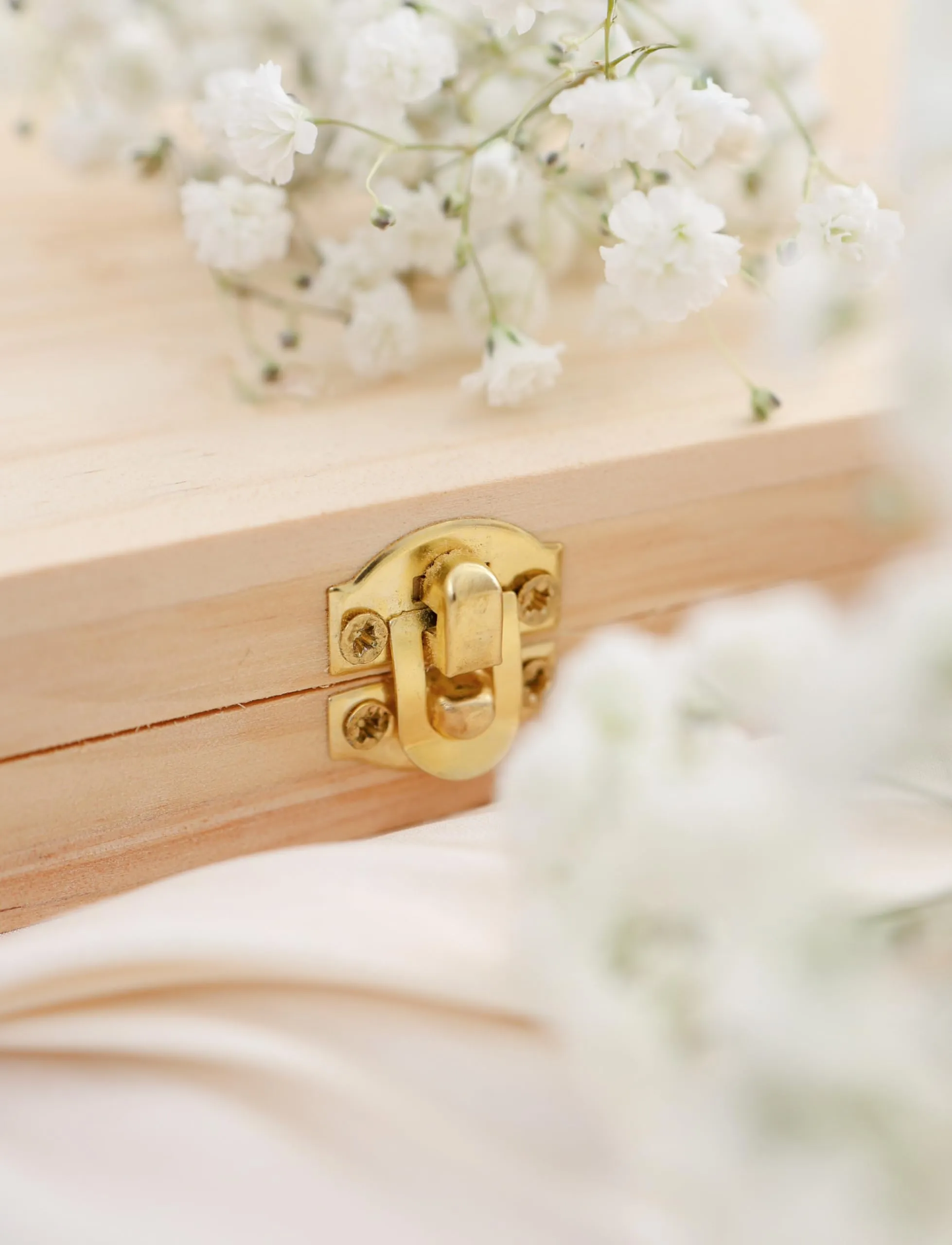 Joli Coon Cofanetto in Legno per Testimone, 14 x 14 x 3 cm - immagine 7