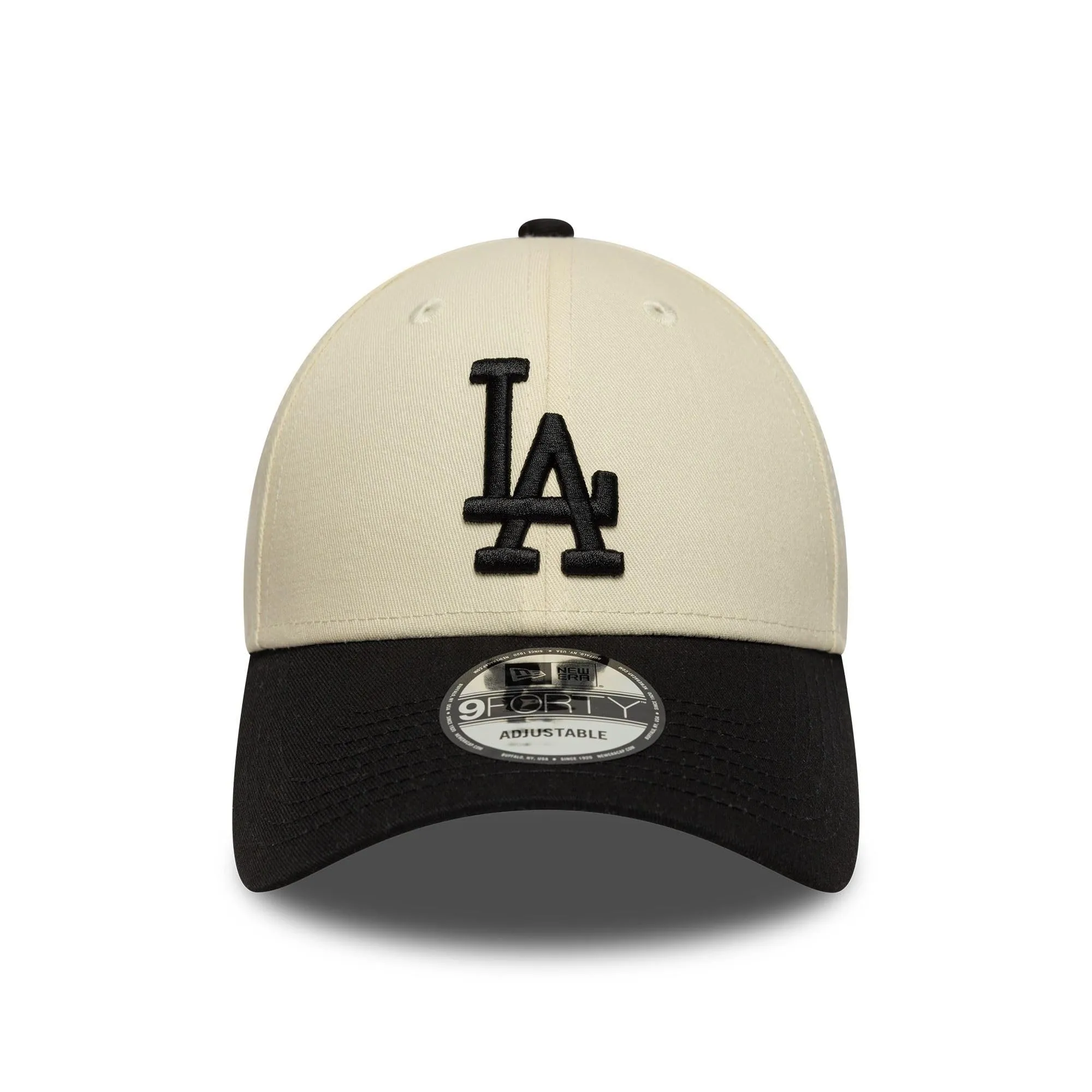 New Era Los Angeles Dodgers MLB 9Forty Colour Block Cap - Beige/Black - immagine 2
