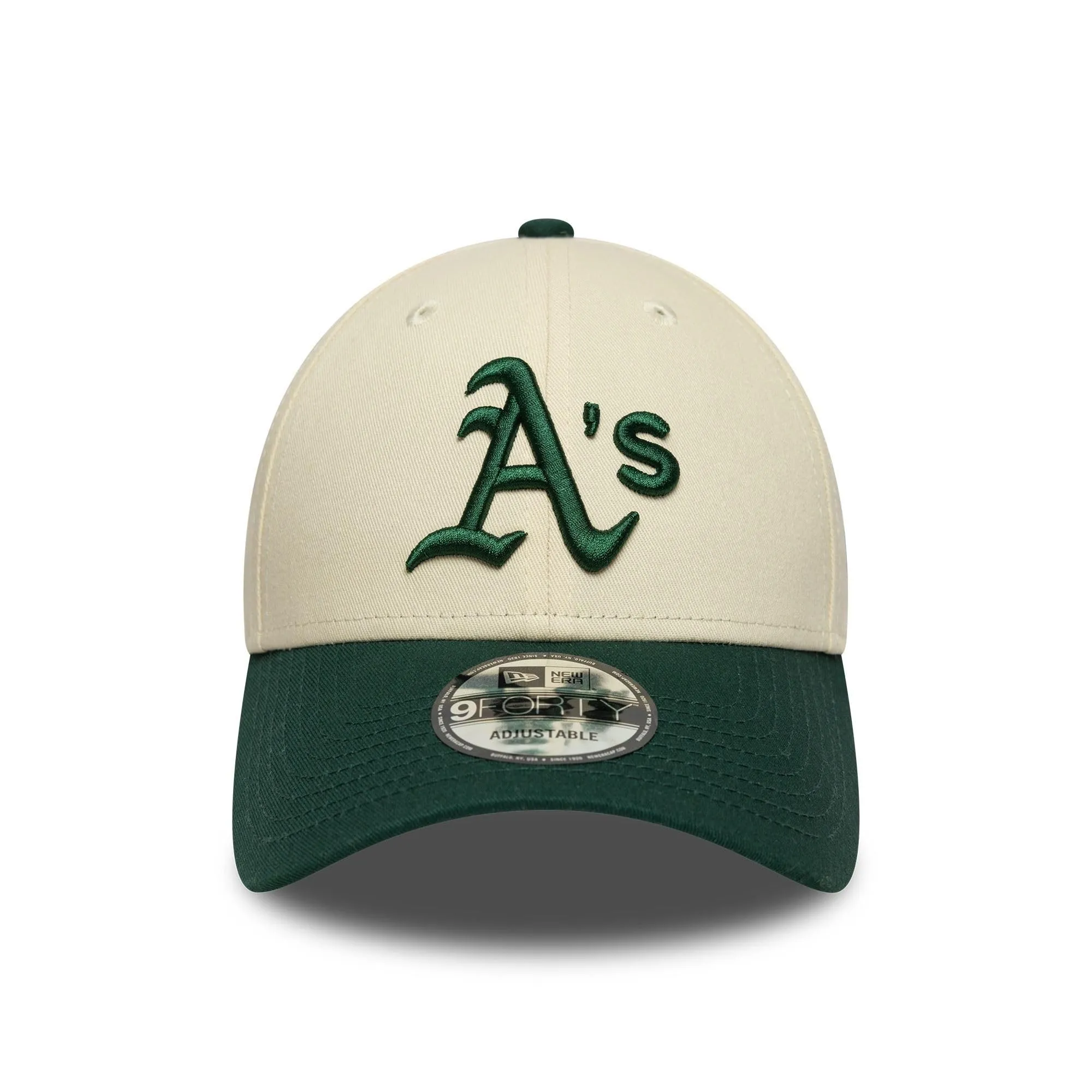 New Era Oakland Athletics MLB Colour Block 9Forty Cap - Beige Verde - immagine 2