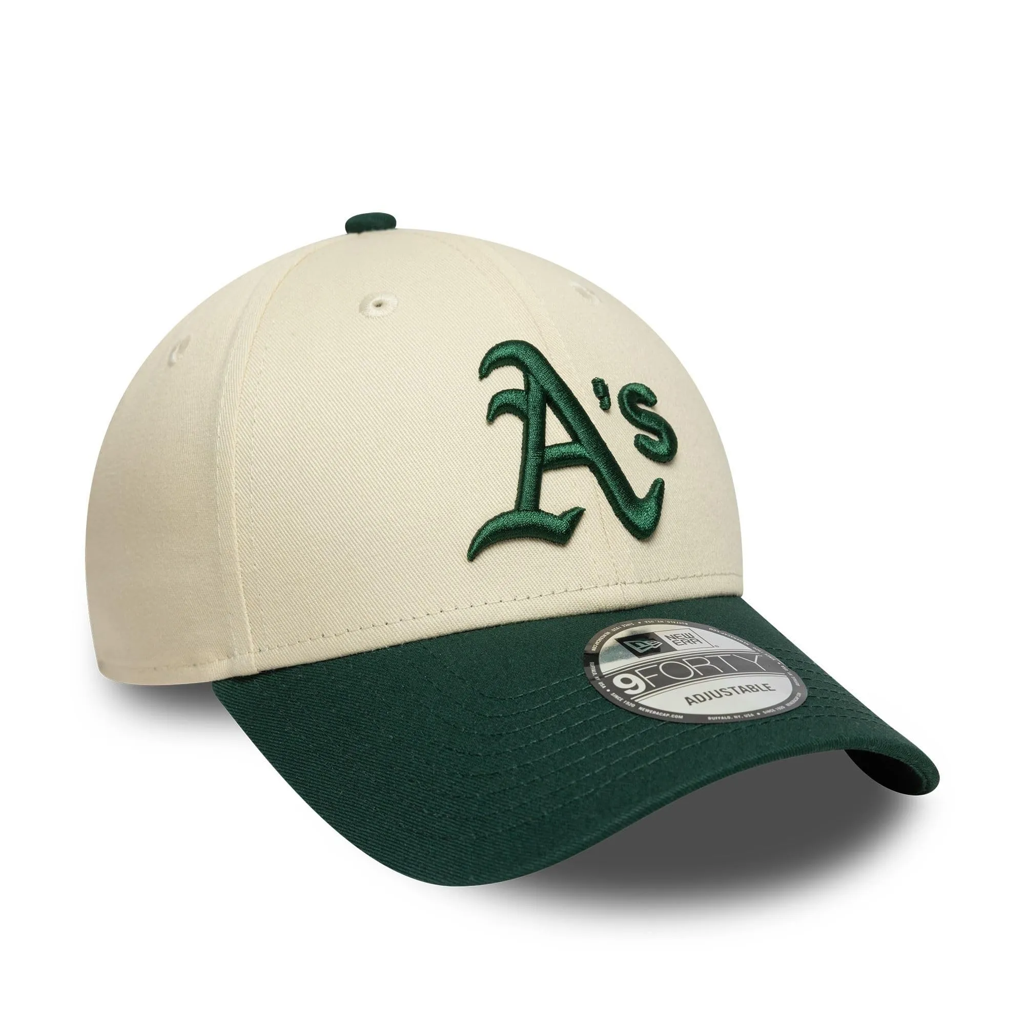 New Era Oakland Athletics MLB Colour Block 9Forty Cap - Beige Verde - immagine 3