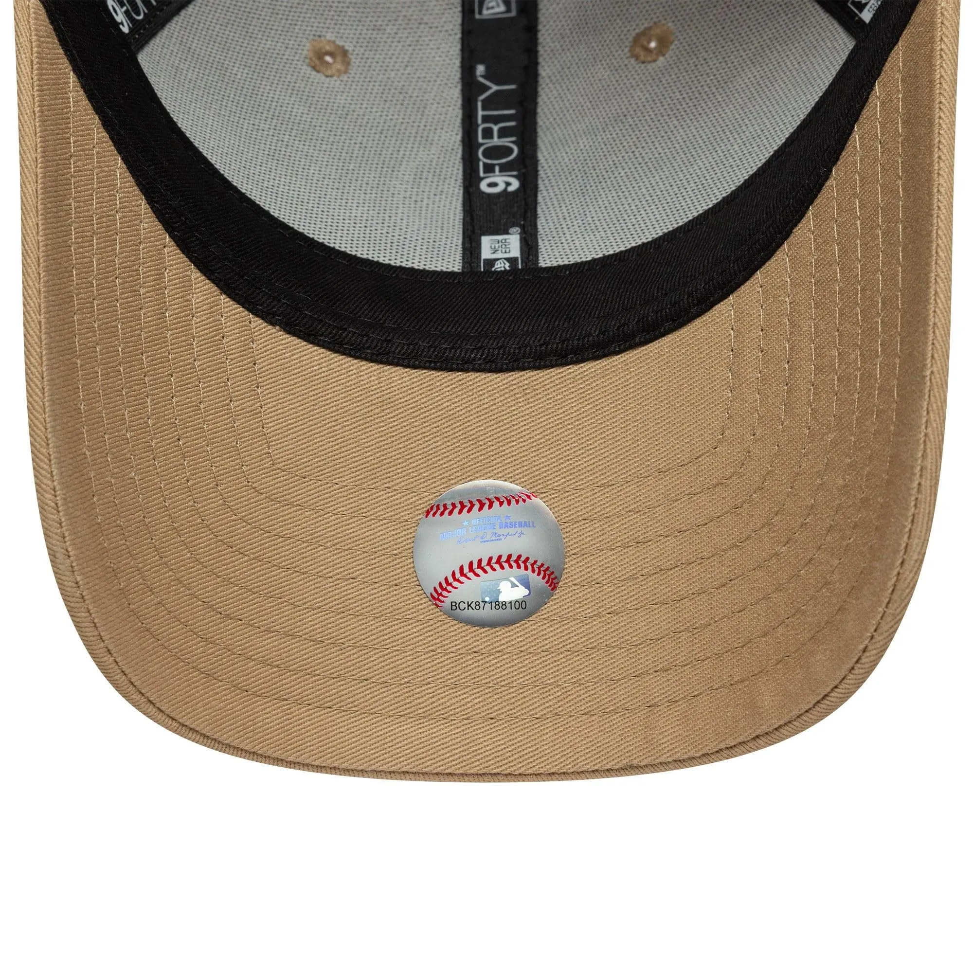 New Era Los Angeles Dodgers MLB Team Outline 9Forty Cap - Beige - immagine 5