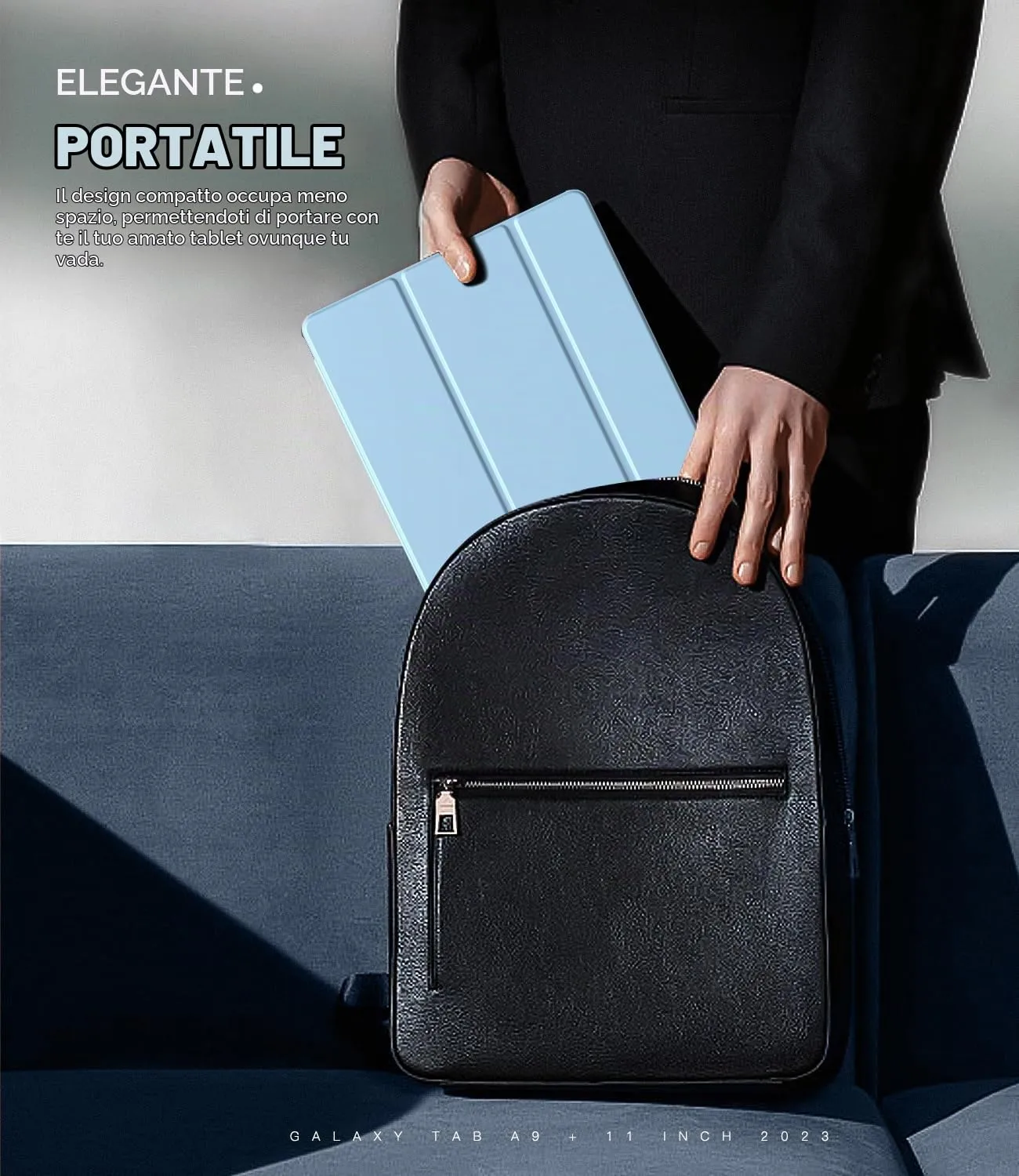 TiMOVO Cover per Samsung Galaxy Tab A11+ / A9+ 11" (2025/2023), Cielo Blu - immagine 7