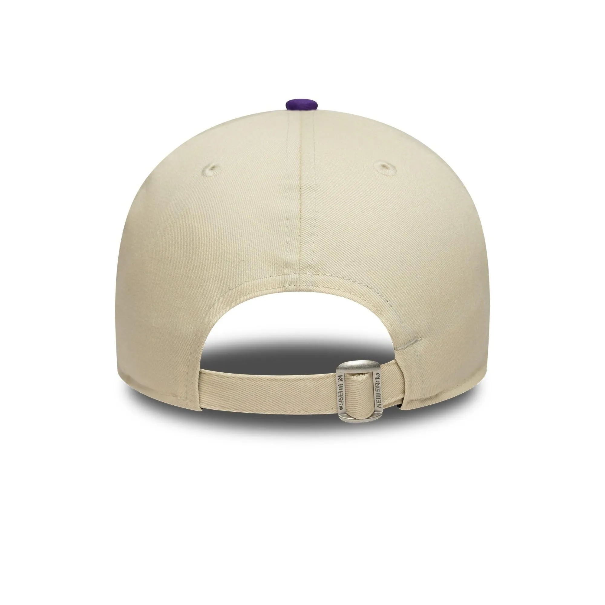 New Era Los Angeles Lakers NBA 9Forty Colour Block Cap - Beige/Purple - immagine 4