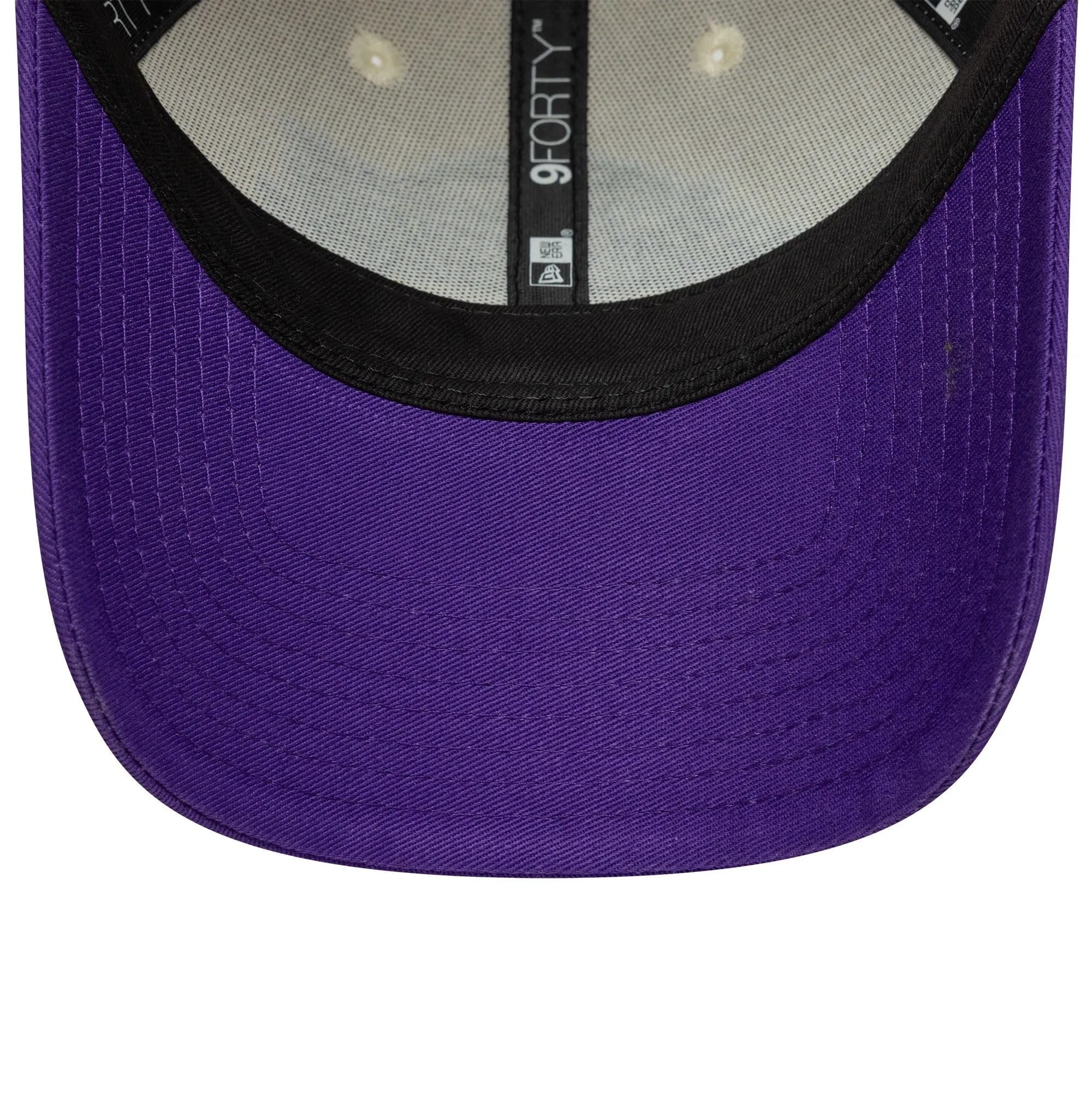 New Era Los Angeles Lakers NBA 9Forty Colour Block Cap - Beige/Purple - immagine 5
