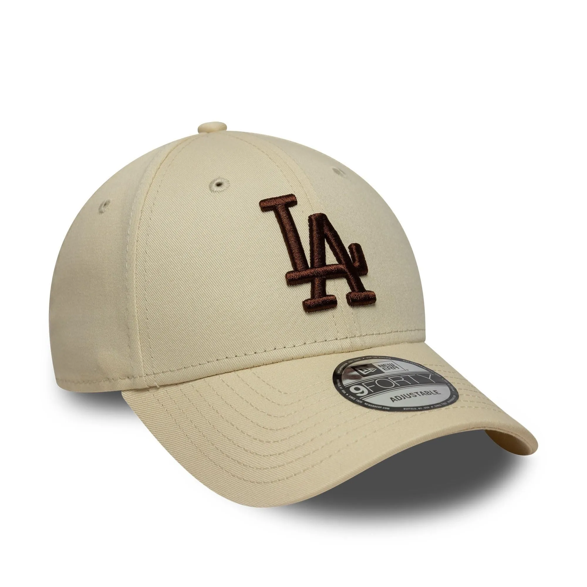 New Era Los Angeles Dodgers MLB League Essential 9Forty Cap - Beige - immagine 3