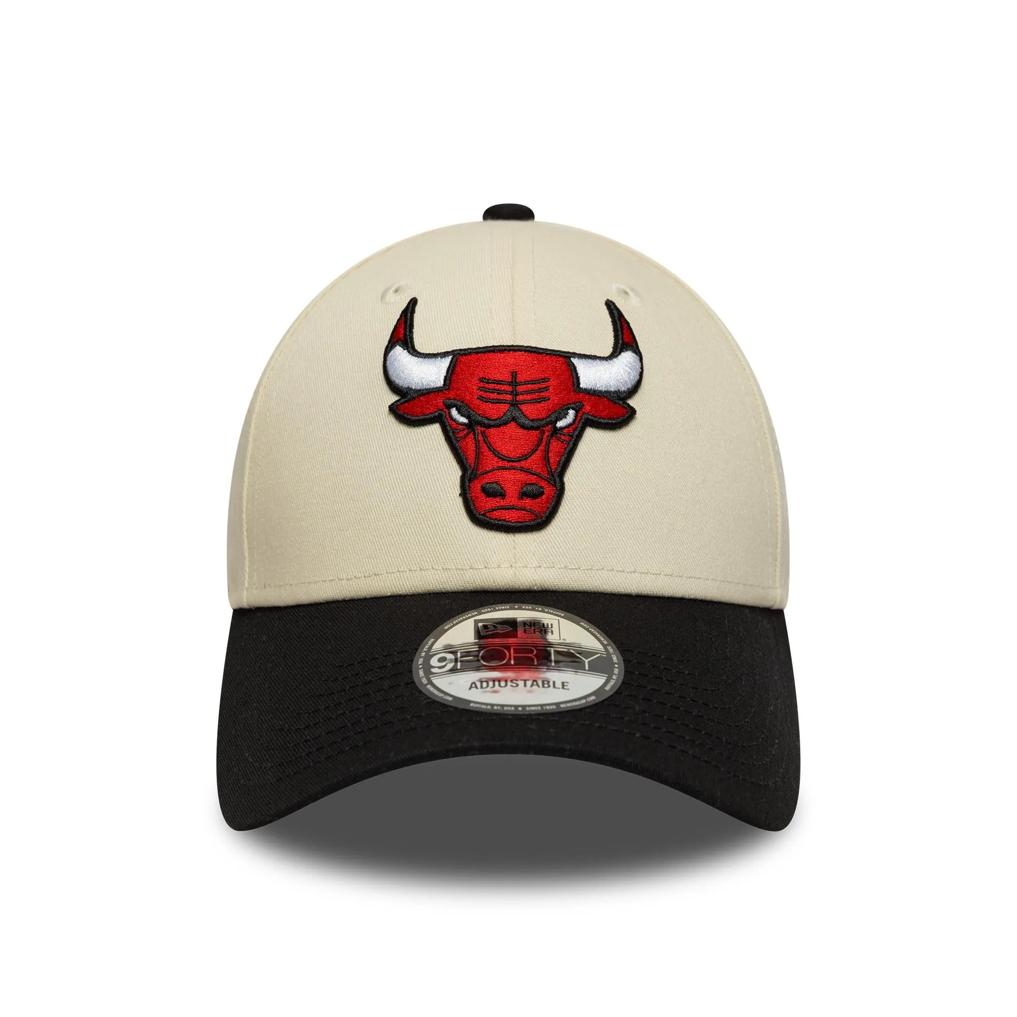 New Era Chicago Bulls NBA 9Forty Colour Block Cap - Beige/Black - immagine 2