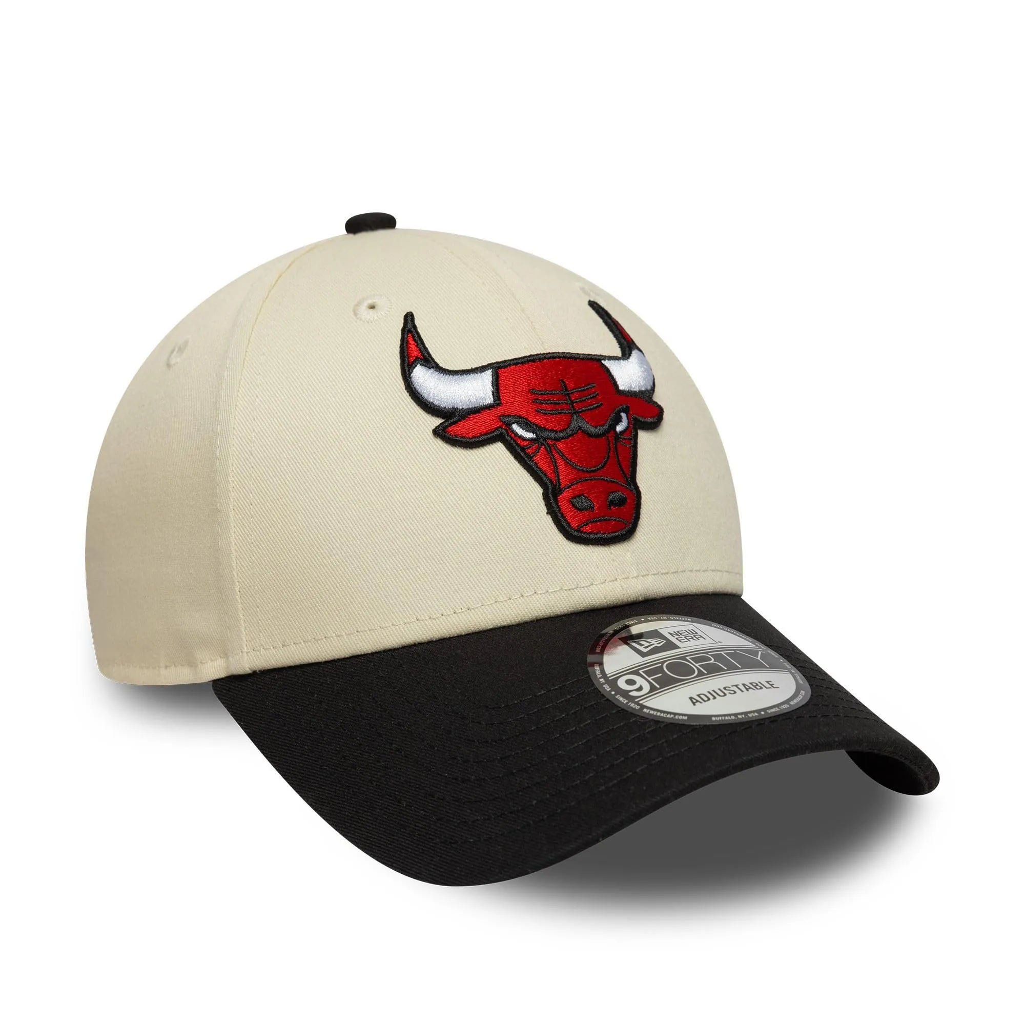 New Era Chicago Bulls NBA 9Forty Colour Block Cap - Beige/Black - immagine 3
